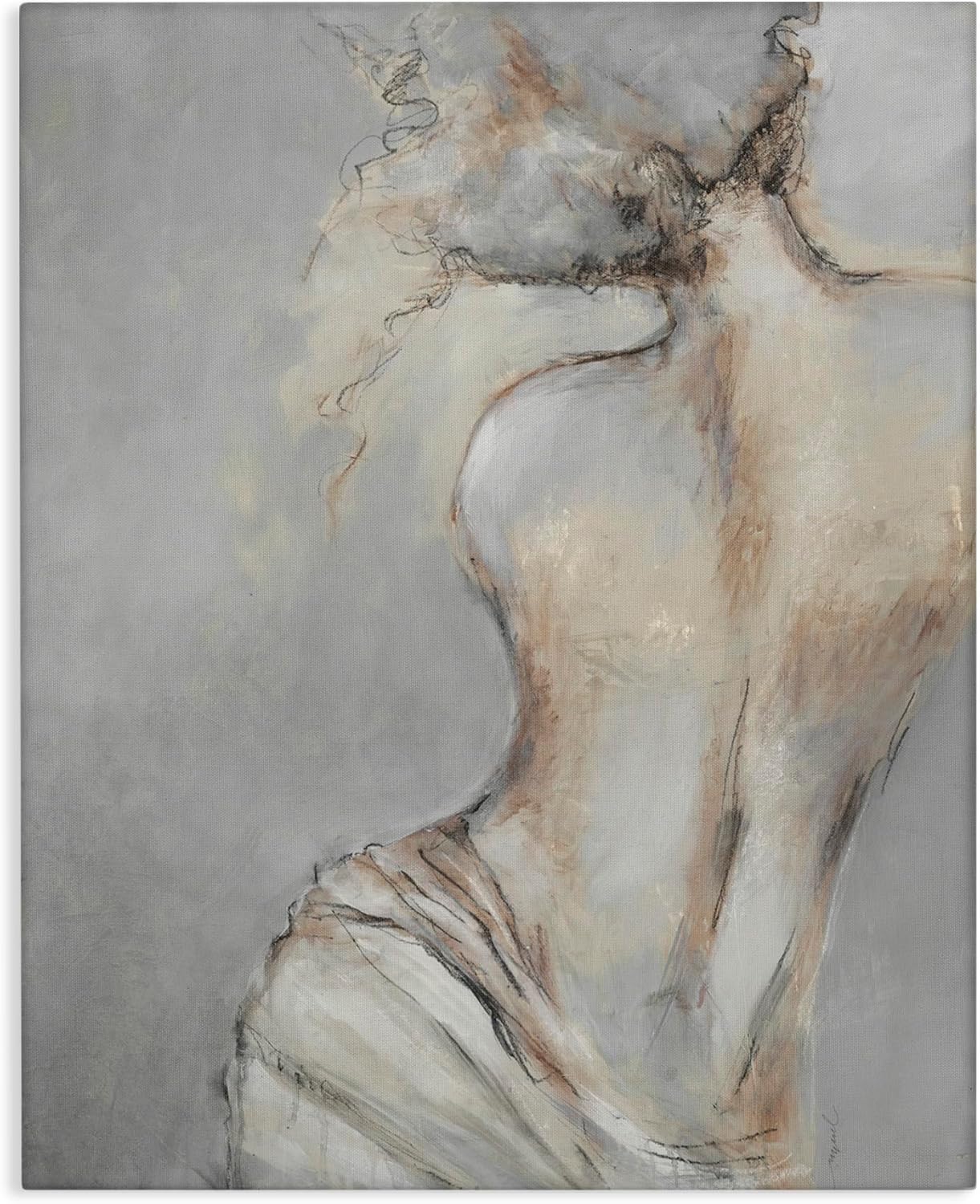 Stupell Industries Traditional Nude Baroque Portrait, Designed By Liz Jardine, 24 x 30, Canvas Wall Art