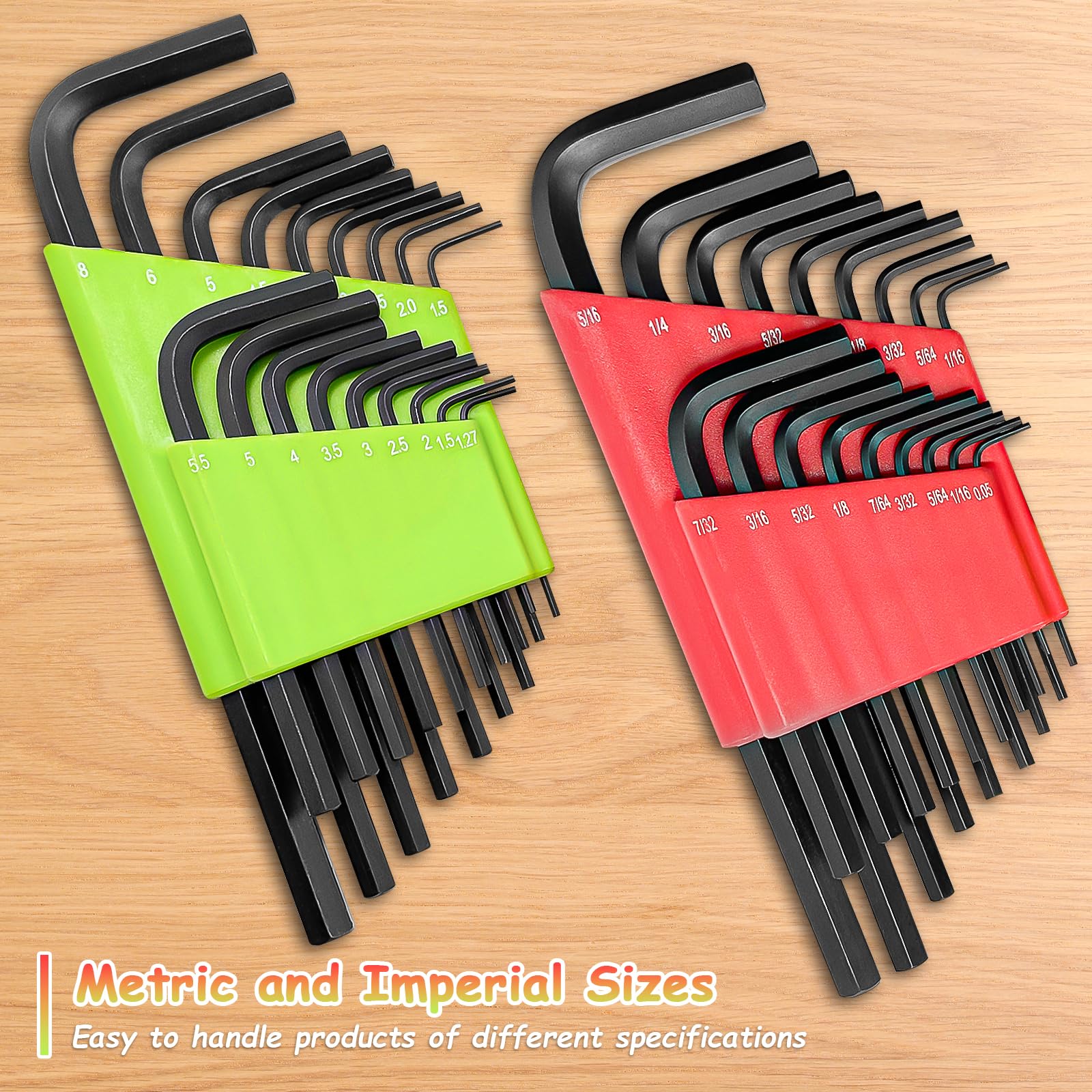 Chiavi a Brugola Set, 36 Chiavi Esagonali da 1.27 Fino a 8 mm, chiavi a brugola metriche e in pollici, Compatte e Pratiche per rimuovere e installare auto, mobili, elettrodomestici