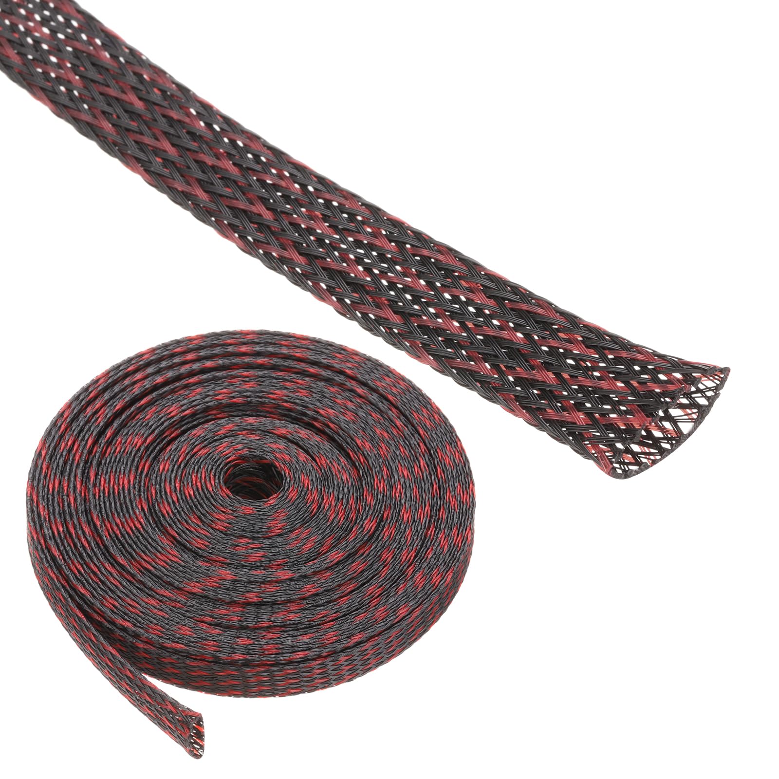 Rebower 25ft PET Expandable Wire Loom 3/8 Inch