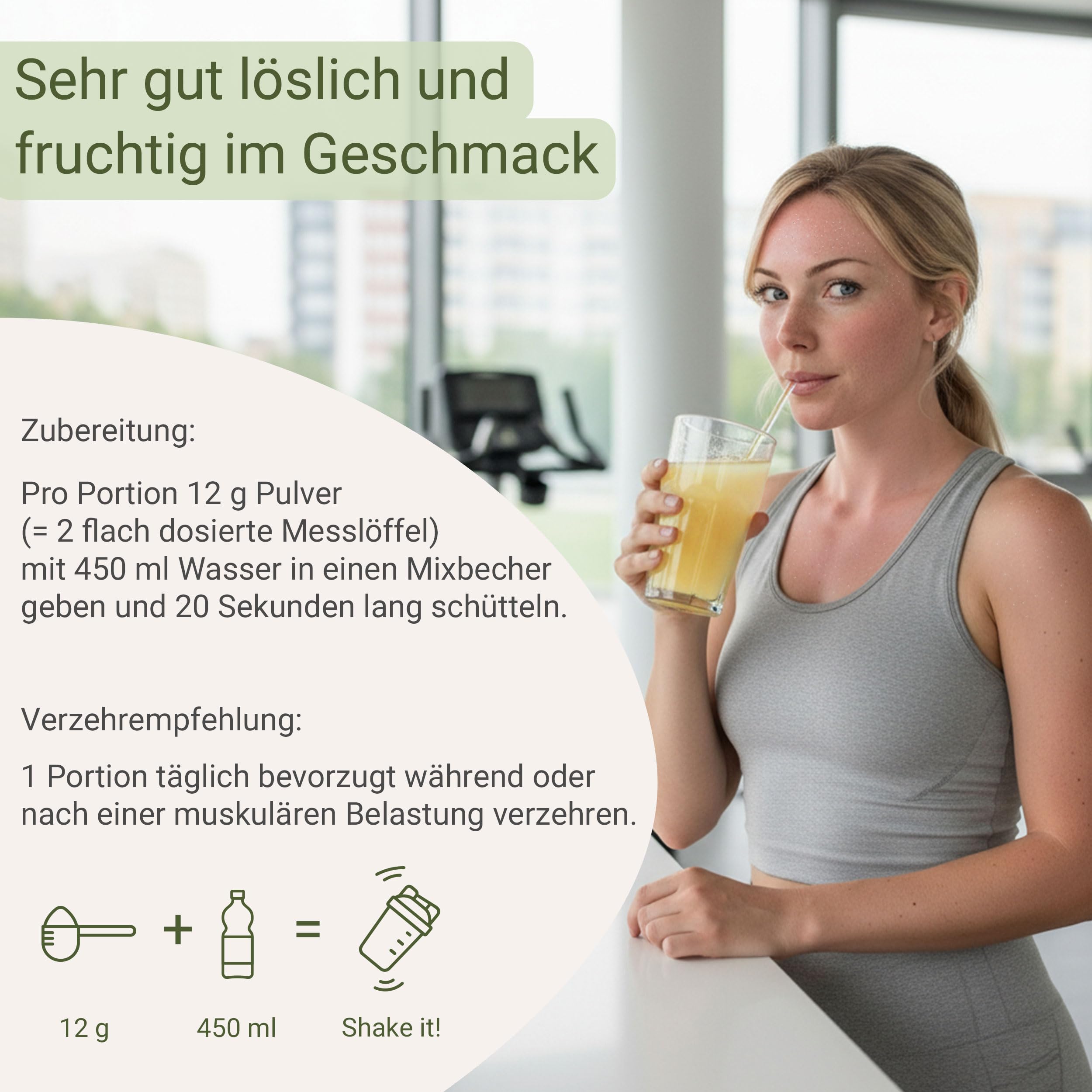 for you BCAA + Glutamin Energy & Recovery Doppelpack – Aminosäuren Pulver mit Vitamin B6 – Vegan & zuckerfrei – Für Muskelaufbau, Regeneration & Training – Sehr gut löslich – Geschmack Zitrone