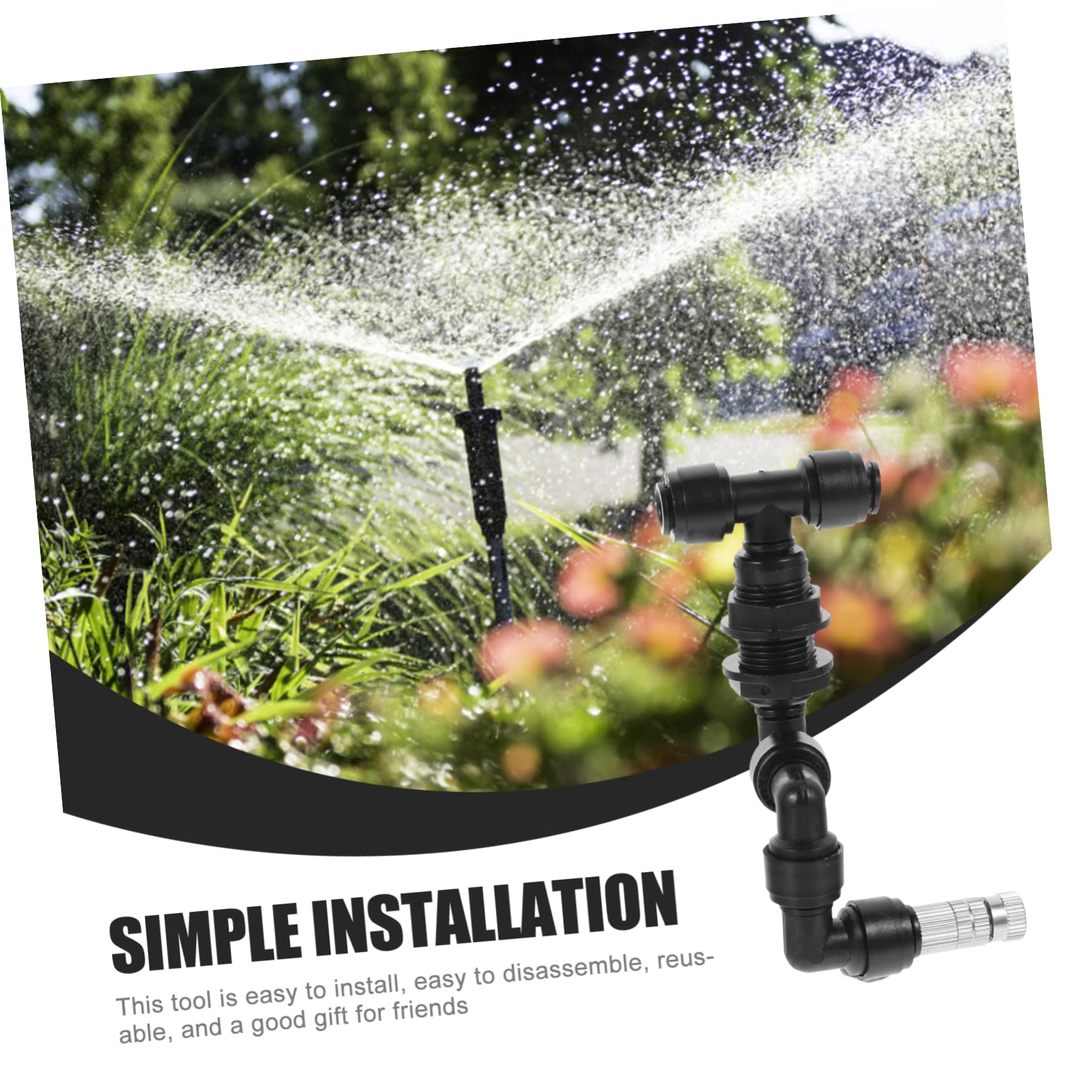 Parliky Landscape Sprinkler Head Tank Spray Head Reptile Misting System Fine Nozzles Universal Reptile Humidifier