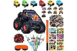 Hiboom Pinata Truck with 102 Pcs Truck Party Favors Set