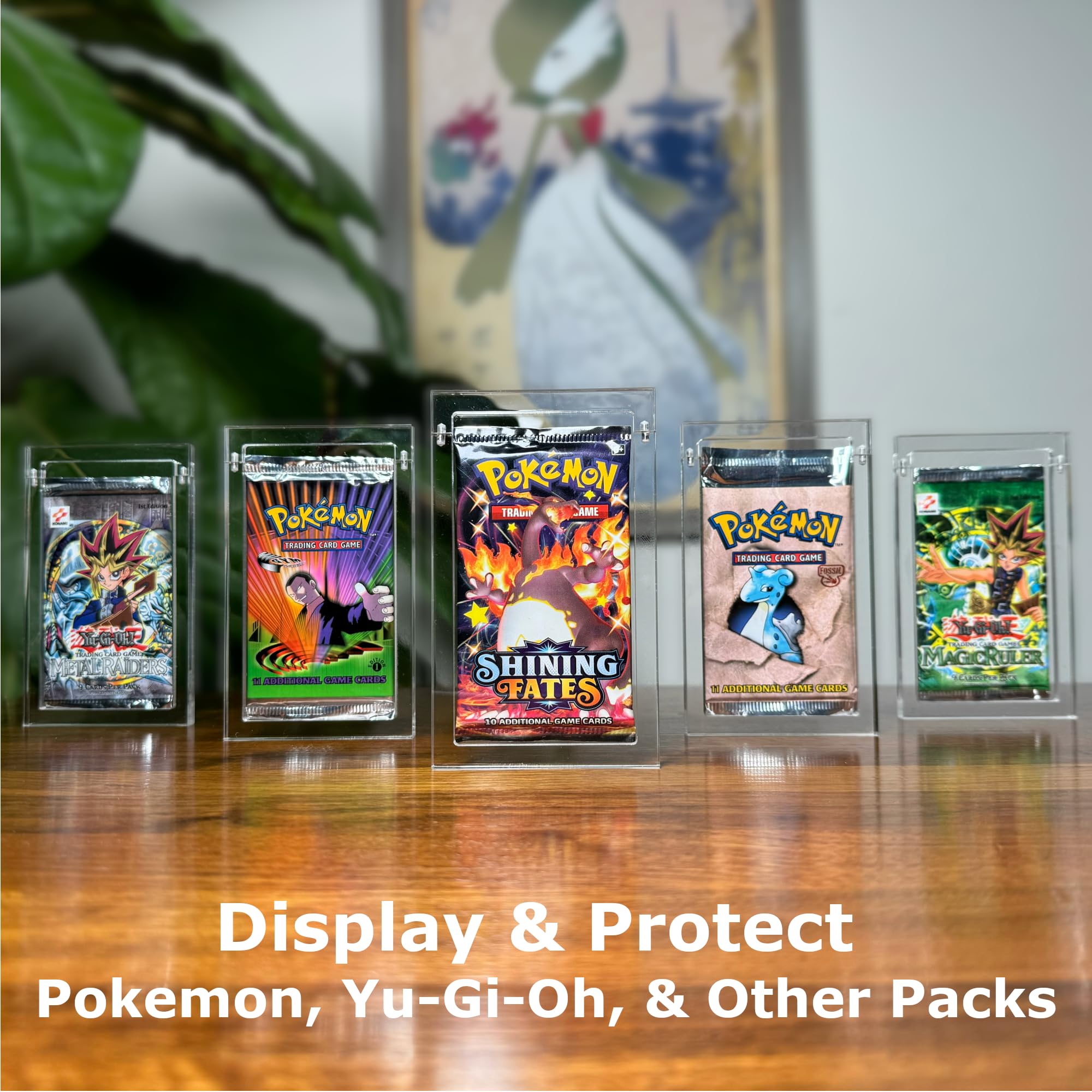 Amazon.com: TCGHalo Acrylic Pack Case (5 Pack) Clear Magnetic Lid