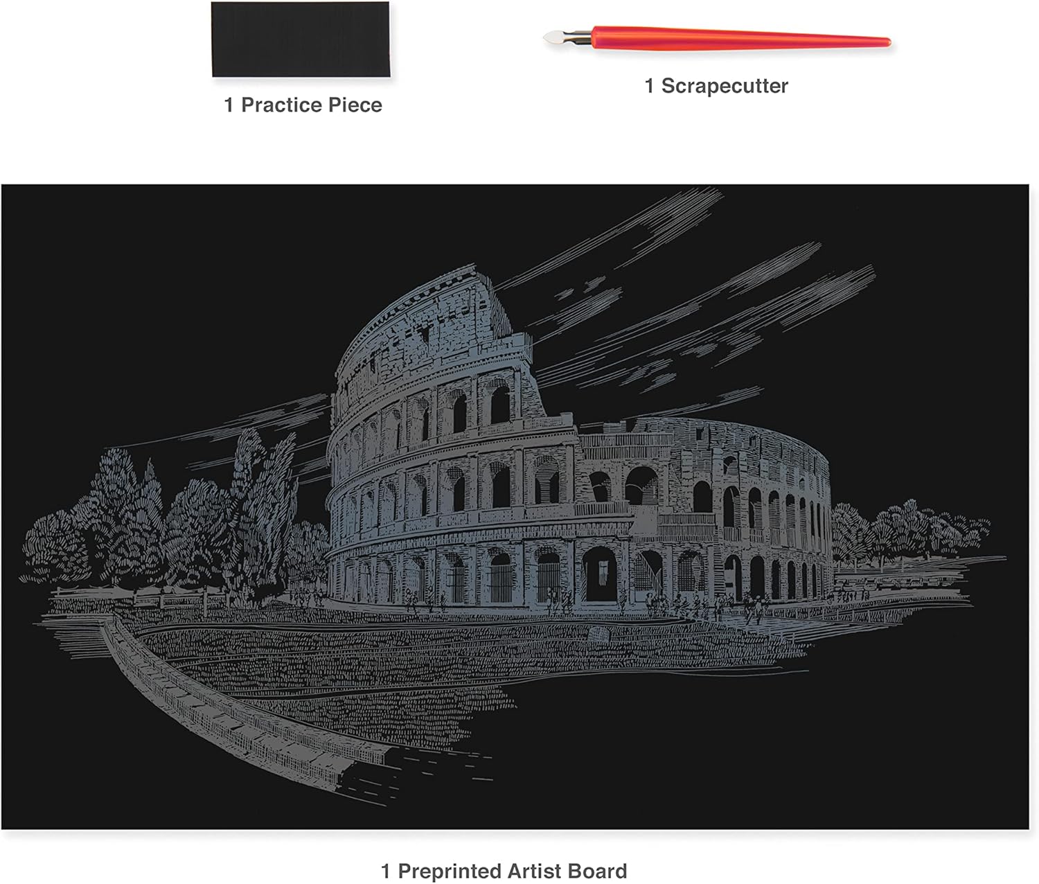 Royal and Langnickel Famous Places Engraving Art, Coliseum
