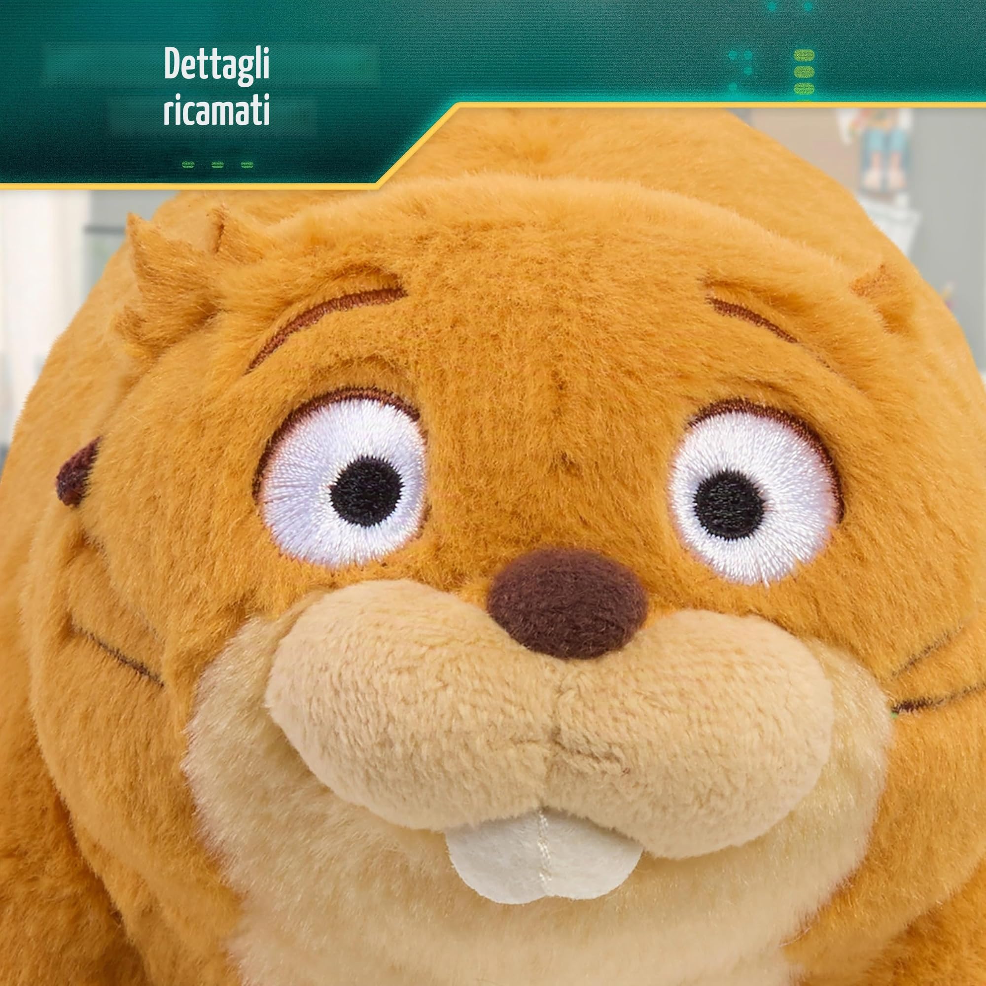 Disney e Pixar Hoppers Peluche Piccolo - Mabel Beaver Giocattolo Morbido per Bambini e Fan del Film, Ispirato dal Film Hoppers, Giocattoli per Bambini dai 3 Anni in Su di Just Play