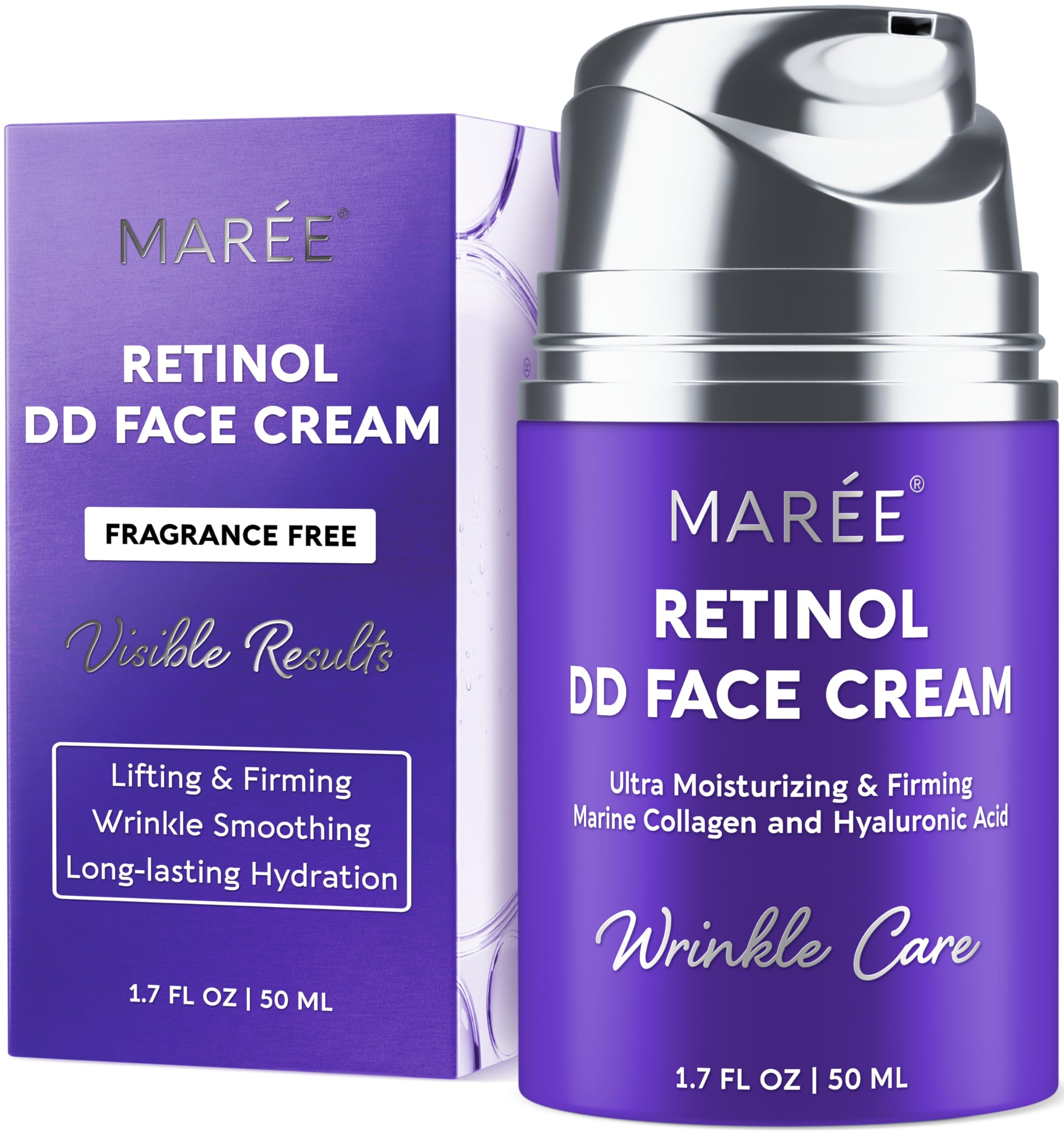 Amazon.com: MAREE Face Moisturizer – Retinol Face Cream for Women