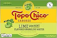 Topo Chico Sabores Lime with Mint Extract 12oz 8pk