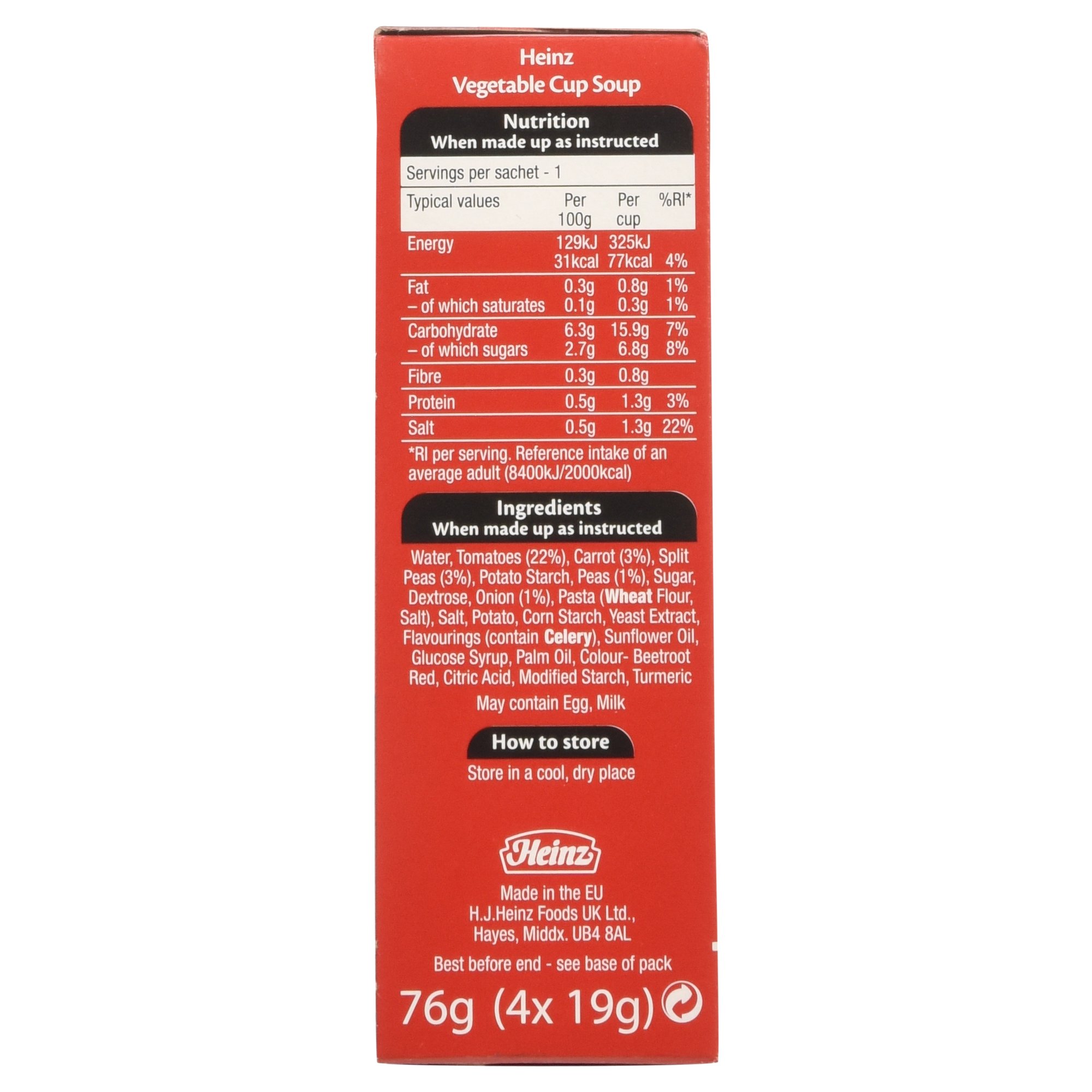 Heinz zupa warzywna 76G Cup