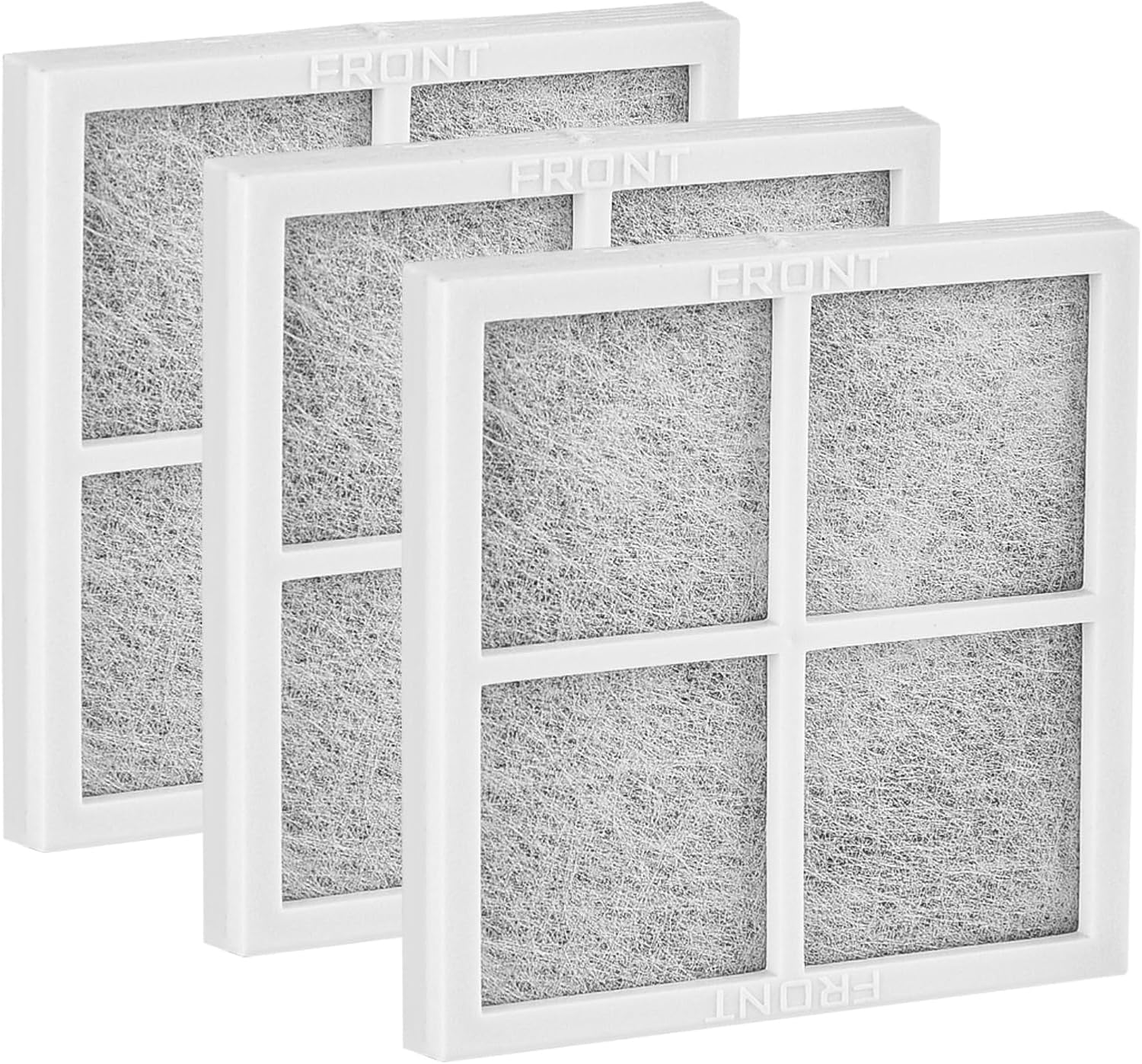 3 Pack Refrigerator Air Filter Replacement, Compatible with LG LT120F and Kenmore Elite 469918, 9918, ADQ73214402, ADQ73214403, ADQ73214404, LMXS30776S