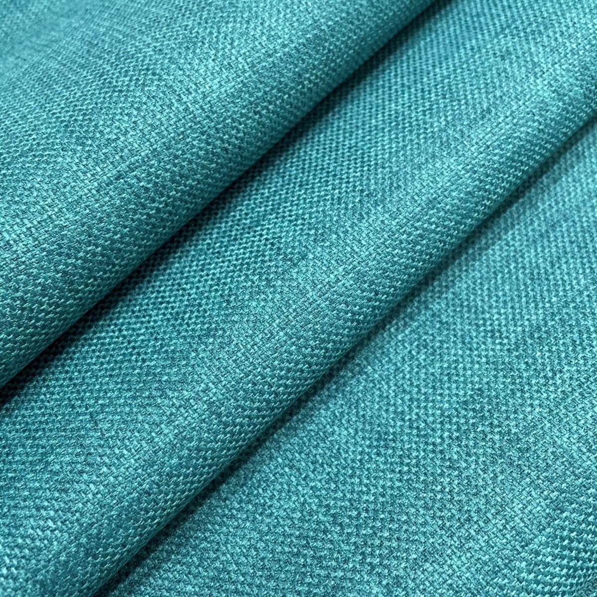 Teal Linen Look Designer Soft Plain Curtain Cushion Sofa Upholstery Fabric Material Sold BY THE METRE