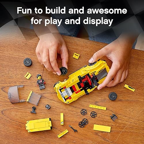 LEGO Speed Champions Toyota GR Supra Toy Car Building Toy; Racing Car Toy for Kids; (299 Pieces) 76901 — nuotrauka 6
