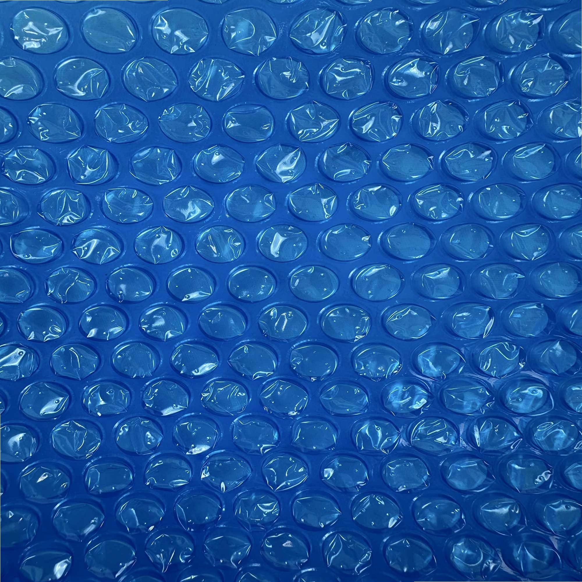 WERKA PRO Bâche à Bulles Ronde Polyéthylène 180 Microns - Traitement Anti-UV - Ø 3,56 m pour Bassin Ø 3,66 m - Bleu - Chauffage Solaire Économique Eau Piscine