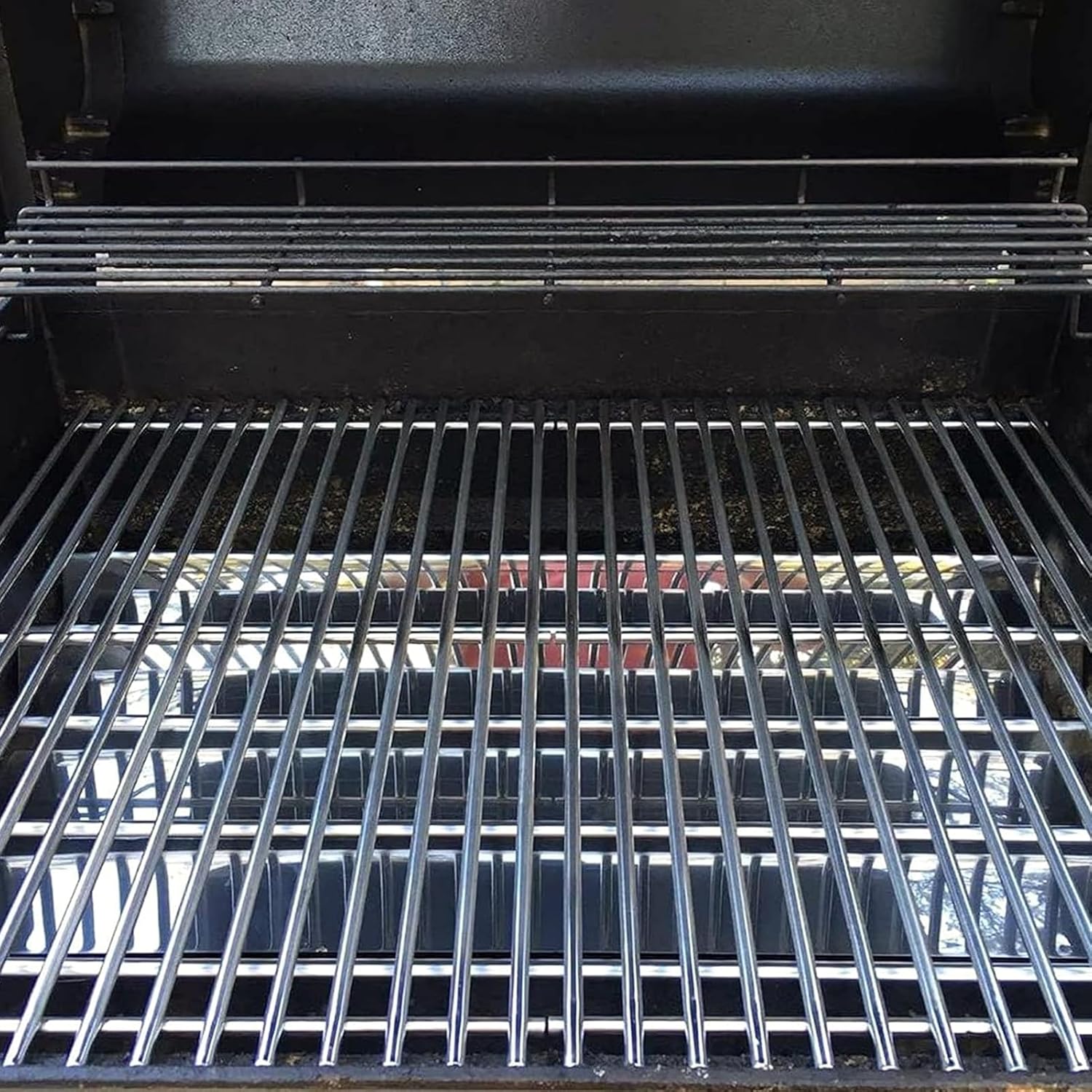SHINESTAR 18.75" Grill Grates Replacement for Weber Genesis II/LX 300 Series with 3 Burner Gas Grills, Genesis II E-310 SE-310, LX E/S-340, Stainless Steel, 66802 & 66095, 2-Pack