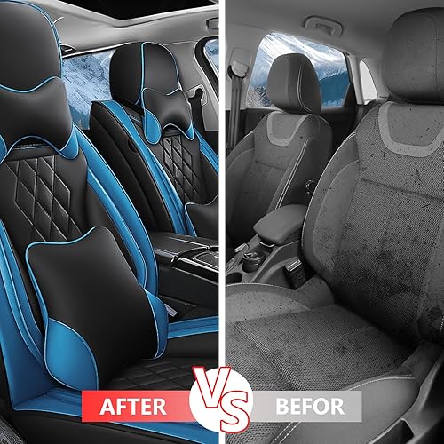 Miniatura 6 de Fundas de asiento para Chevrolet Tracker 1999-2003, funda de asiento de automóvil de cuero impermeable, accesorios para interiores de automóvil