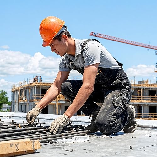 Miniatura 6 de NORTIV 8 Botas de punta de acero impermeables para hombres, botas industriales de seguridad antideslizantes