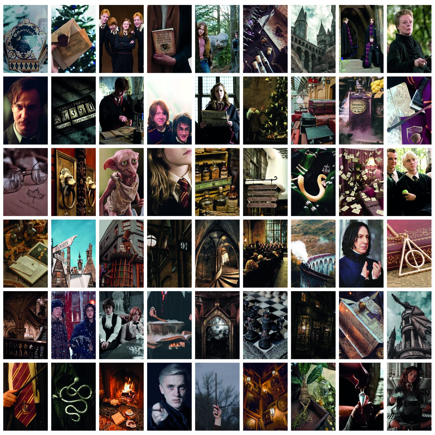 Buy EDUS Harry Potter Movie , Harry Potter Wall Collage Kit, Set of 54 (4 inches x 6 inches
