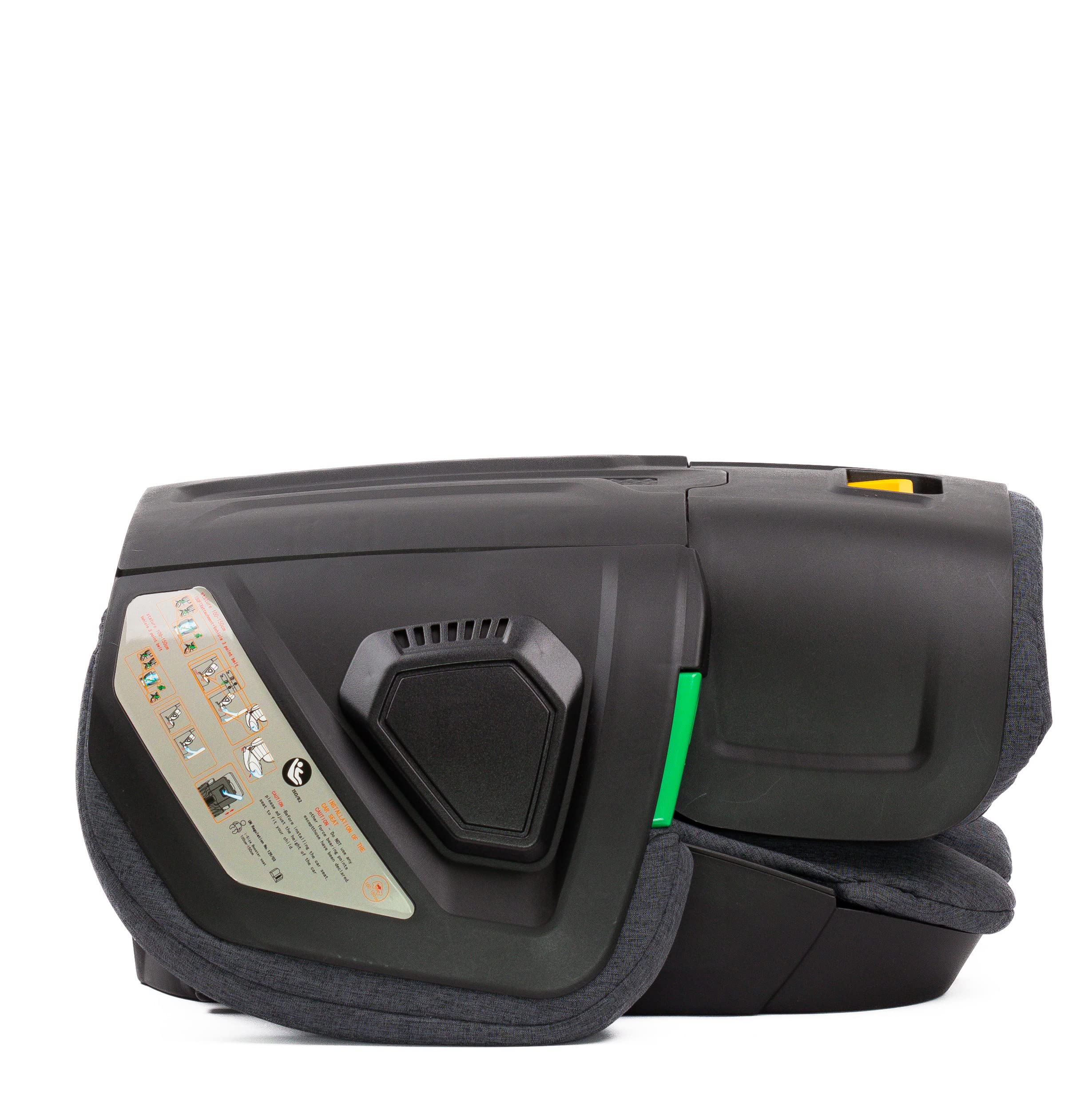 Urban Kanga Wallaroo Przenośne i składane siedzisko samochodowe, ISOFIX i-Size 100–150 cm (czarne) (antracytowy)