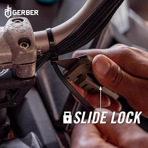 Miniatura 6 de Gerber Gear Prybrid Utility Cúter con barra de palanca, cuchillo multiherramienta de bolsillo con hoja retráctil, cuchillo para uso diario, gris