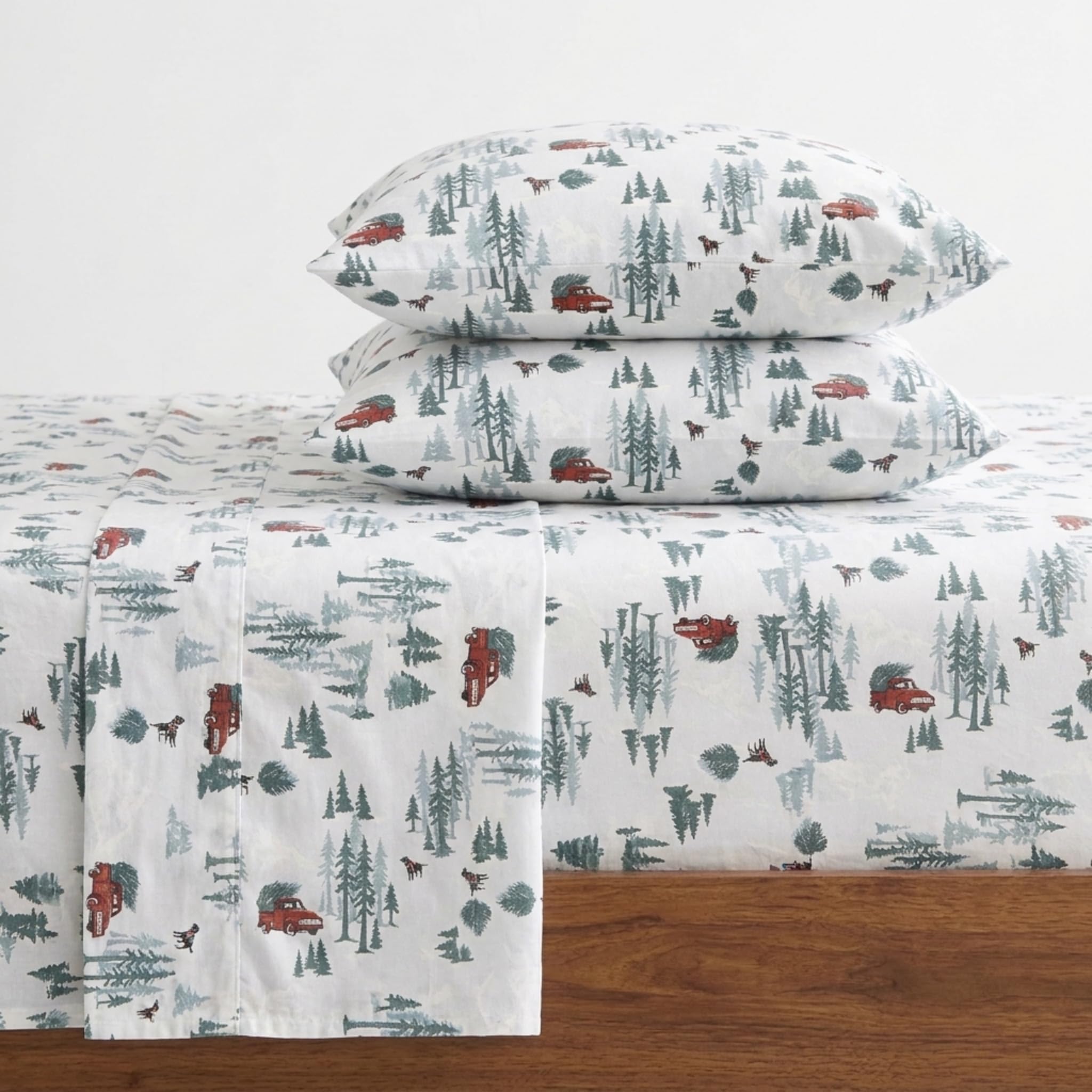 Eddie Bauer Bettlaken-Set Queen grün