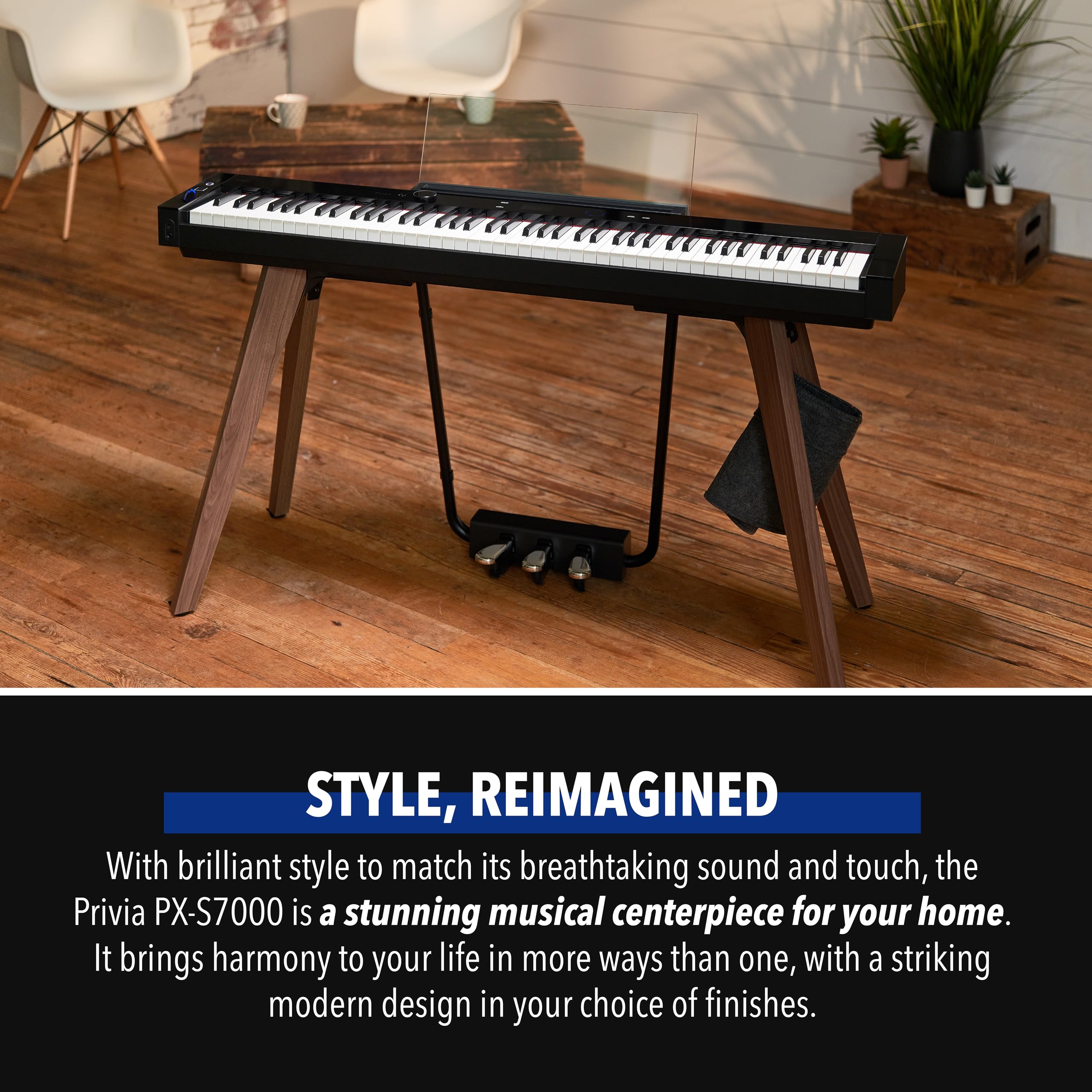 Amazon | Casio PX-S7000 デジタルピアノ - ブラック | 電子ピアノ