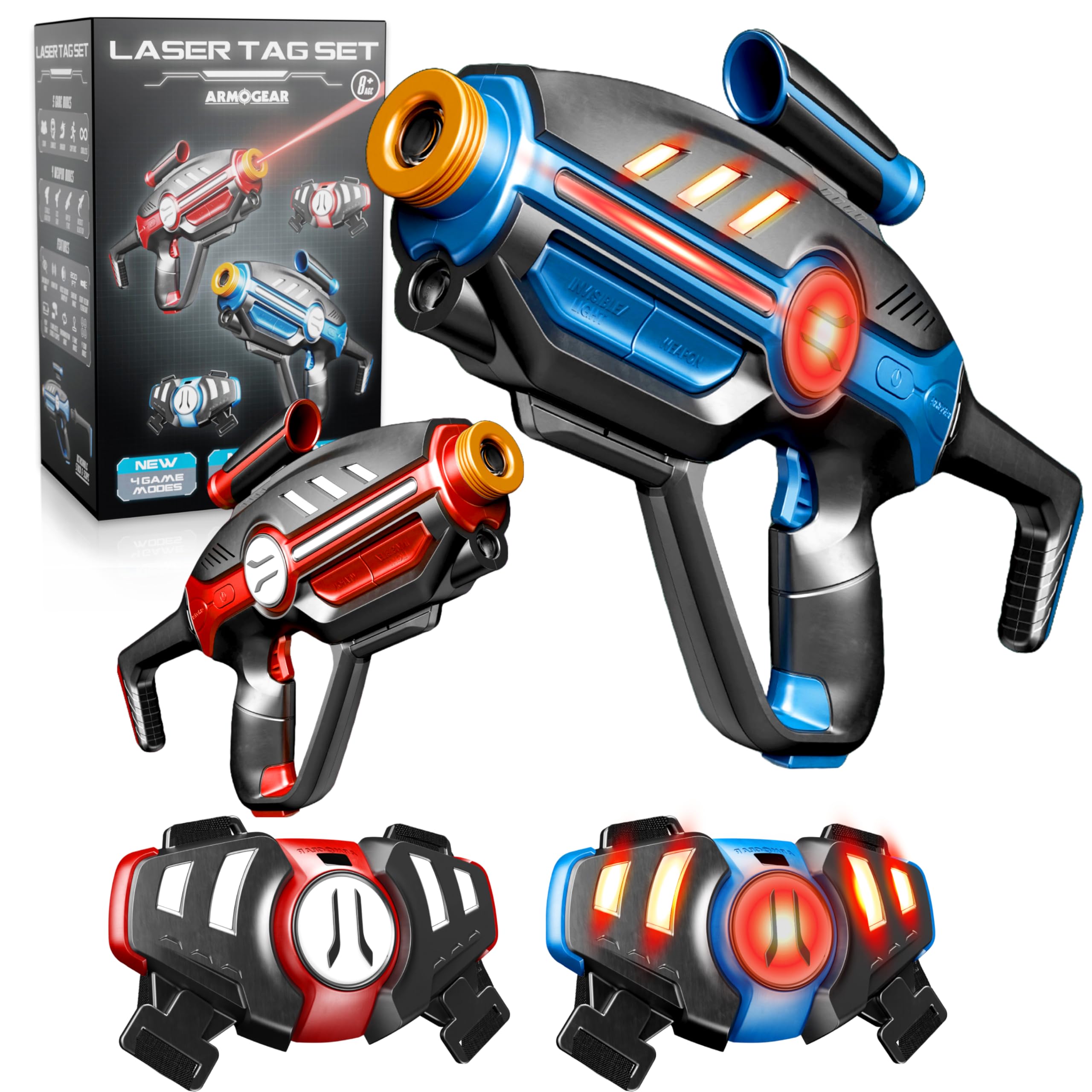 Gel Blaster VATOS Infrared Laser Tag Set With Projector Player