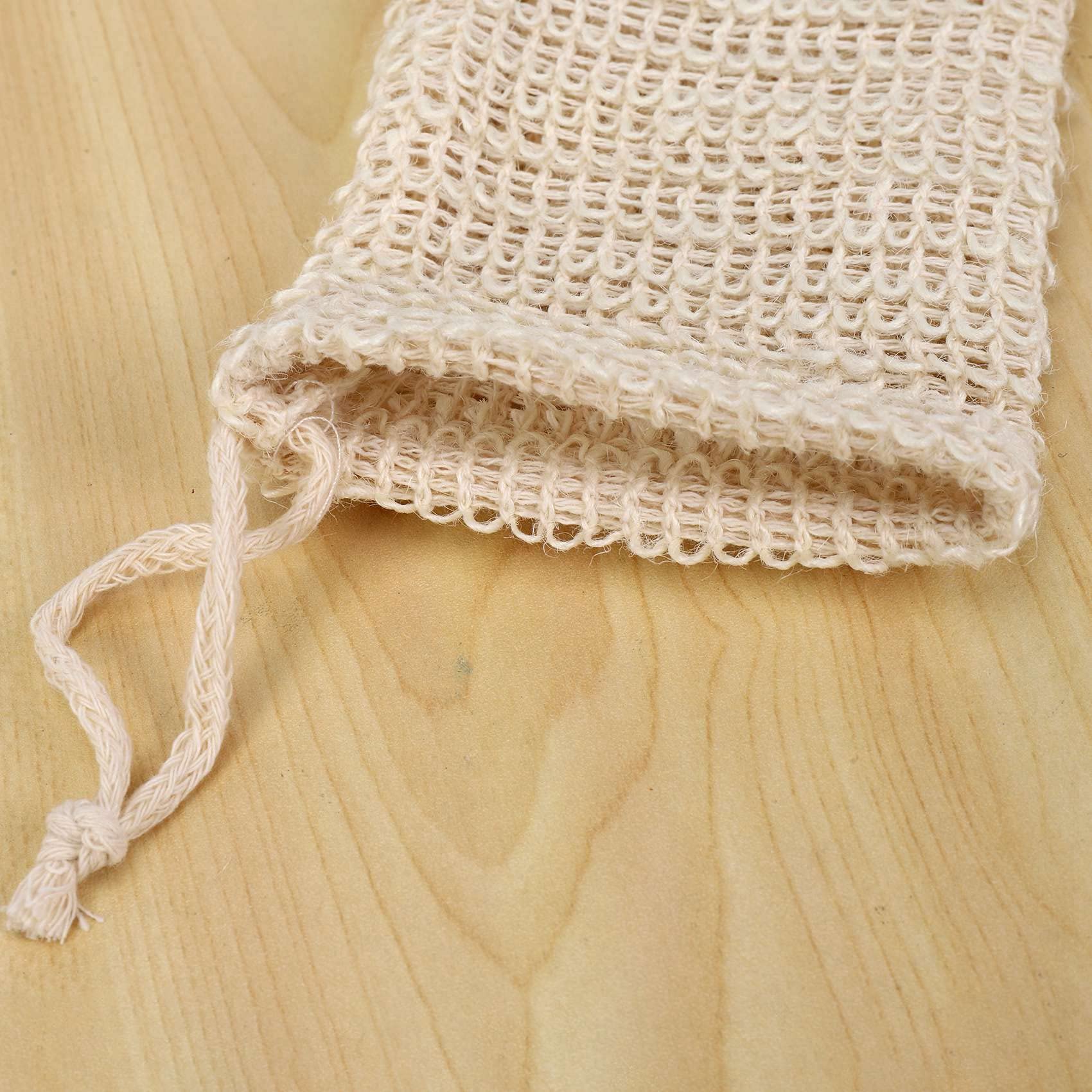 Seifensäckchen aus natürlichem Sisal, 100 Stück