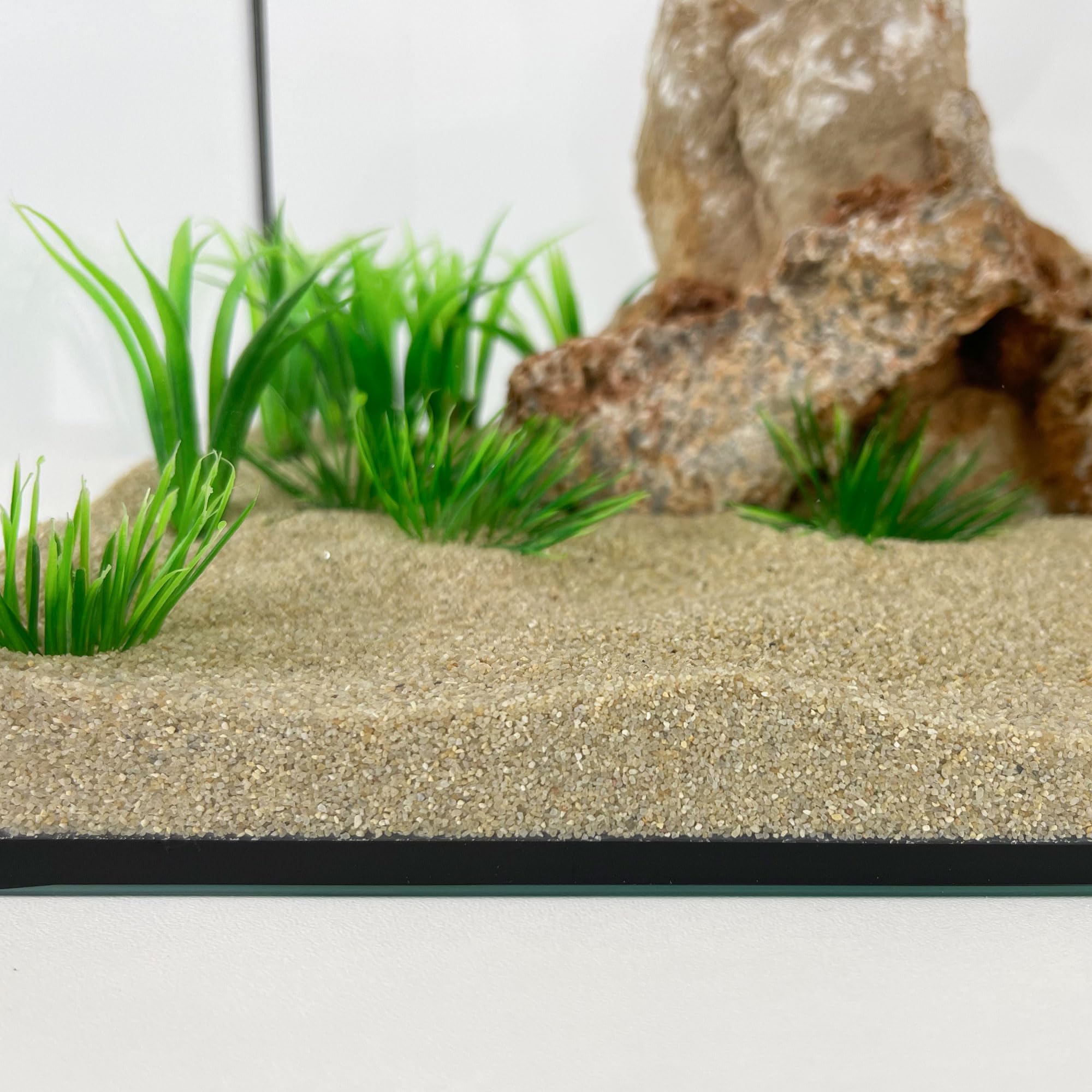 Schicker Mineral Aquariumsand beige 25 kg, feiner Aquariumkies gewaschen & ungefärbt, kantengerundeter Bodengrund, Kies für Süßwasseraquarien, Meerwasseraquarien, Aquascaping (Ø Körnung: 0,4-0,8 mm)