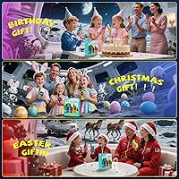 Vista 9 de Walkie Talkie para niños, 3 unidades, juguetes Walkie Talkies para niñas y niños, radios de dos vías con 3 millas de larga distancia y 22 canales