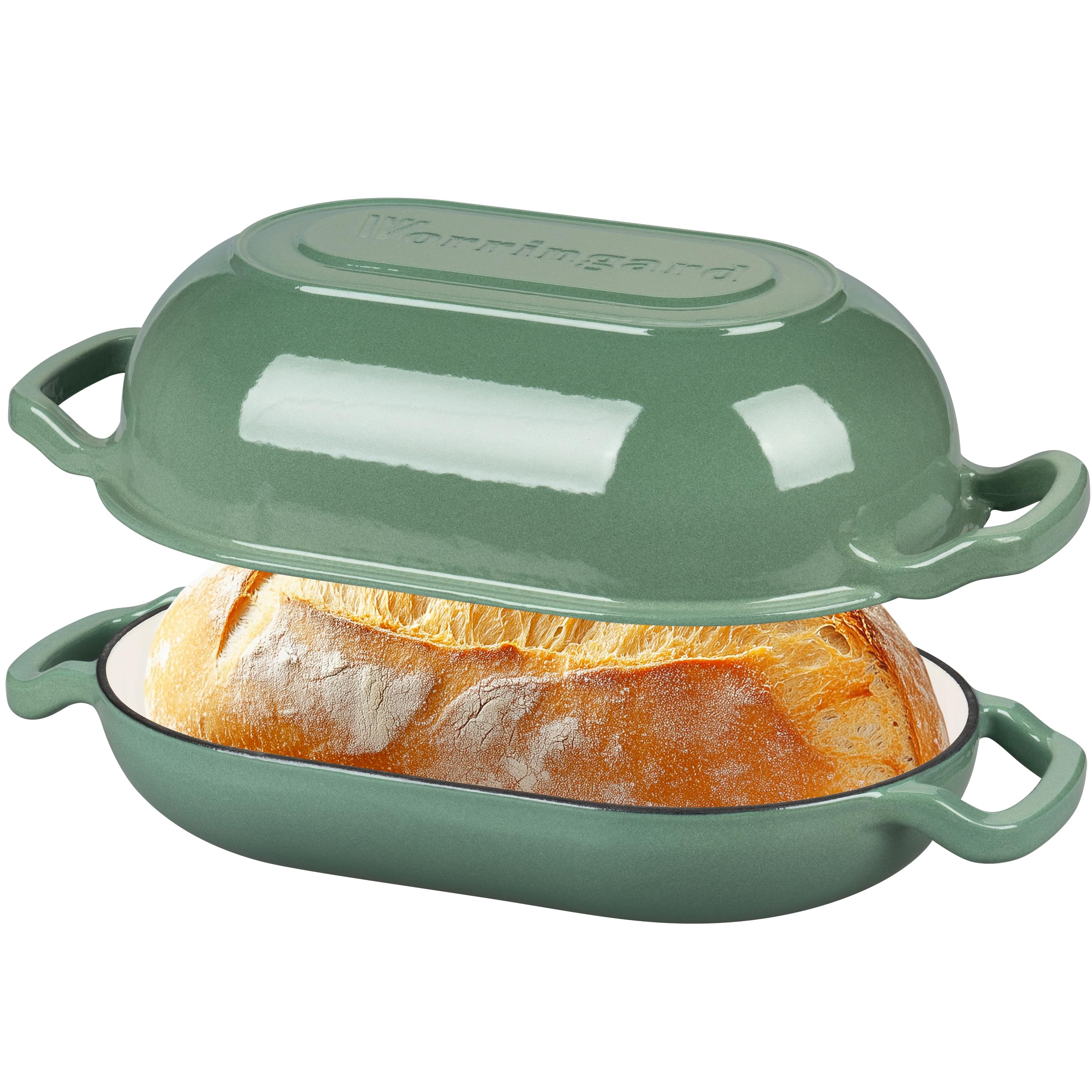 VORRINGARD 5 qt Enameled Cast Iron Bread Oven