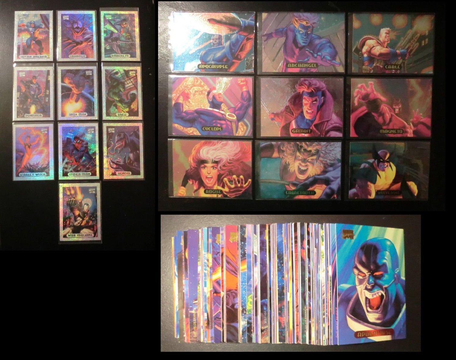 Amazon.com: 1994 Fleer Marvel Masterpieces Complete Set Includes
