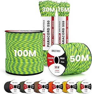 Corda Paracord 550 Riflettente 4mm - 30M, Nylon, Carico 250kg, Per Sopravvivenza E Craft - Foto 8