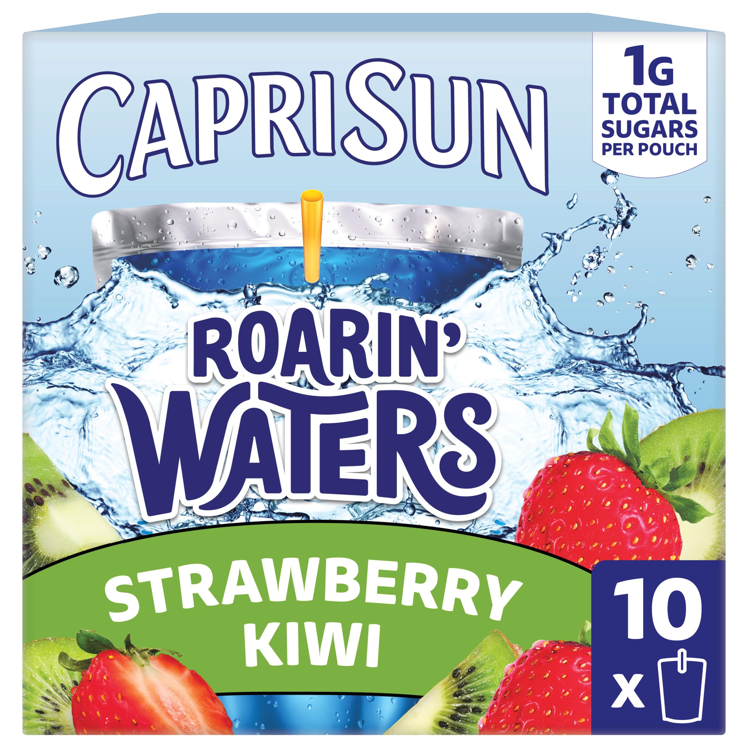 Amazon.com : Capri Sun Roarin' Waters Flavored Water Beverage, 10