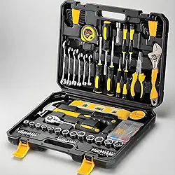 Elyblo Maleta de Ferramentas, Caixa de Ferramentas Completa, Kit Ferramentas Profissional, 108 Peças