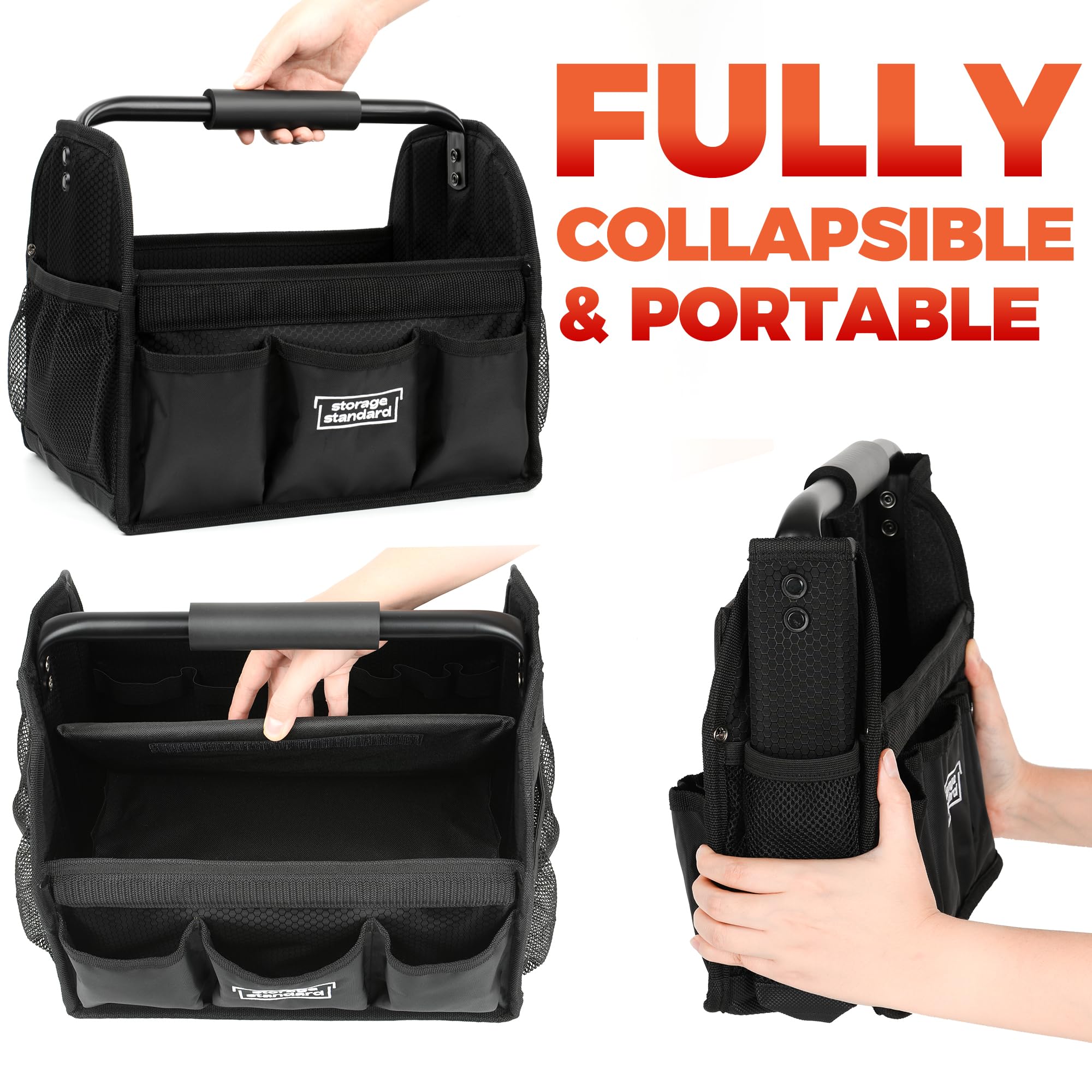 Detailing Caddy Organizer with Handle - Storage Cars Cleaning Caddy for Supplies Tools Home Improvement - Heavy Duty — view 7