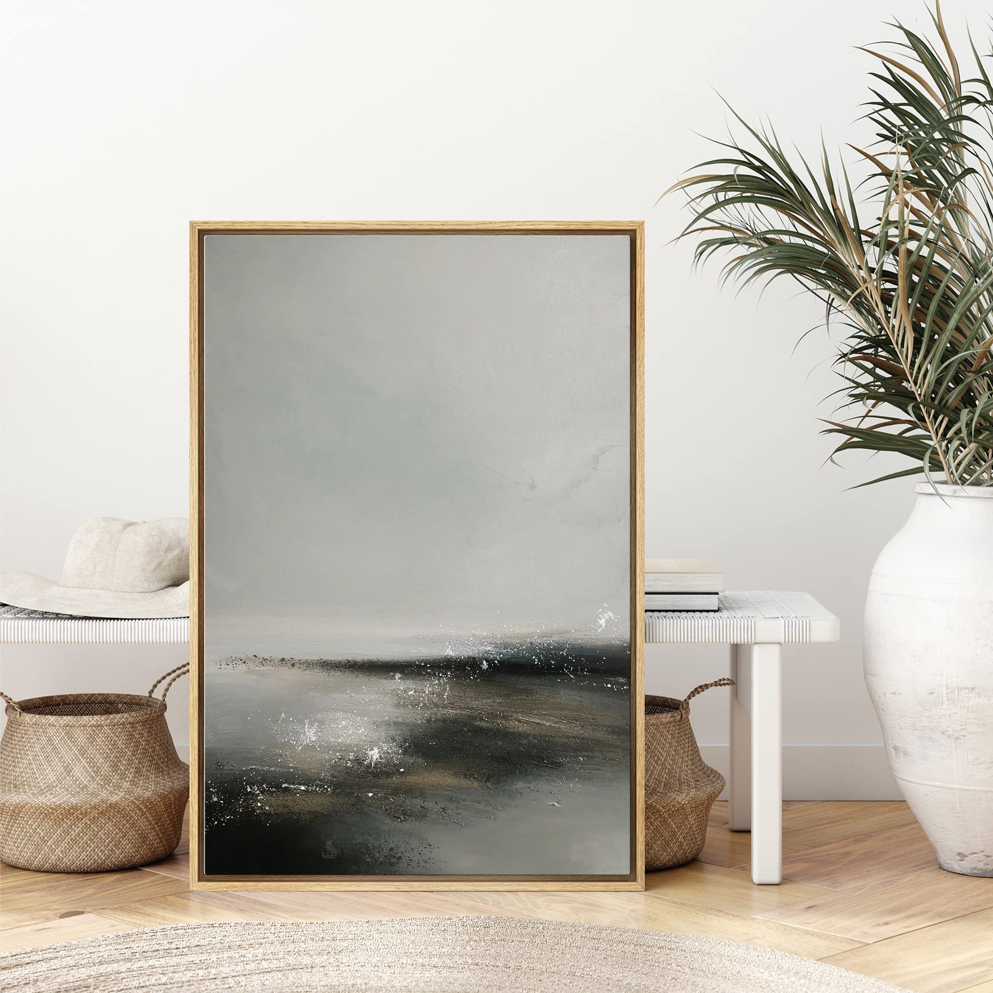Amazon.com: SIGNWIN Framed Canvas Wall Art Abstract Texture Canvas