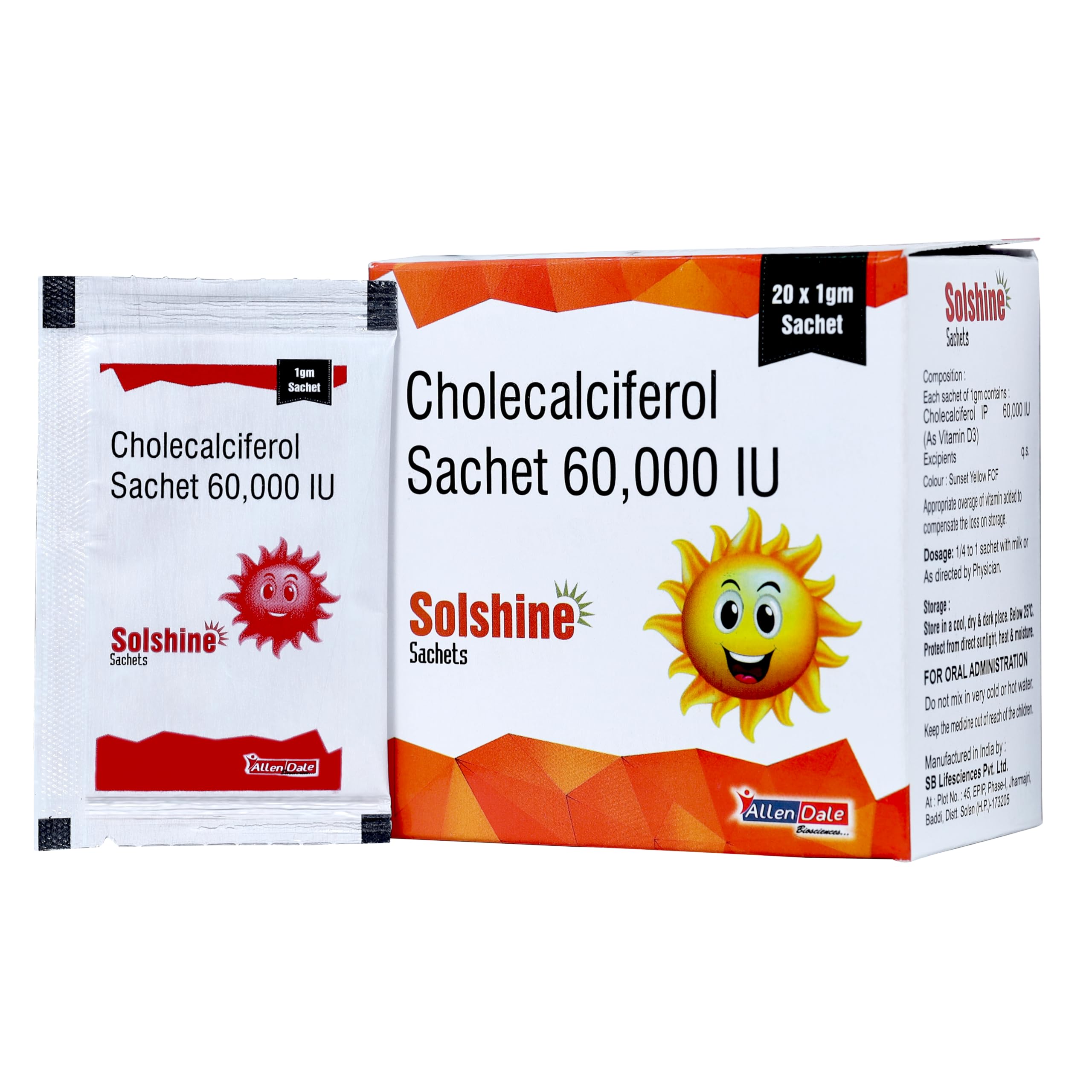 Allen Dale Vitamin D3 Sachet for Strong Bones, Muscles, Immune System, Cholecalciferol Vitamin D3 Powder Supplement, Pack of 20 Sachet (B0CXHRGM95) Amazon Price History, Amazon Price Tracker