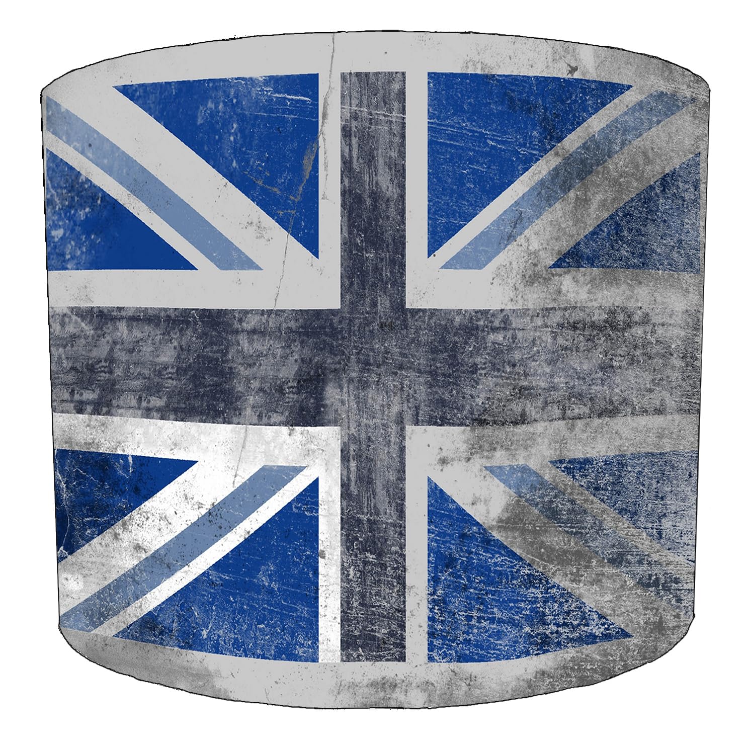 Blue and Grey Union Jack Flag Lampshade in 3 Sizes for Ceiling Light Shade Pendant or Table Lamp Great Britain United Kingdom