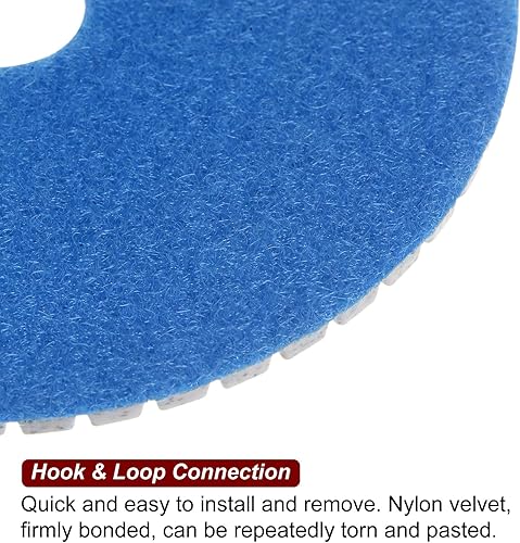 Miniatura 5 de HARFINGTON 5 almohadillas de pulido de diamante de 4 "Grits 50 almohadillas de pulido húmedoseco para piedra hormigón mármol encimera cuarzo para