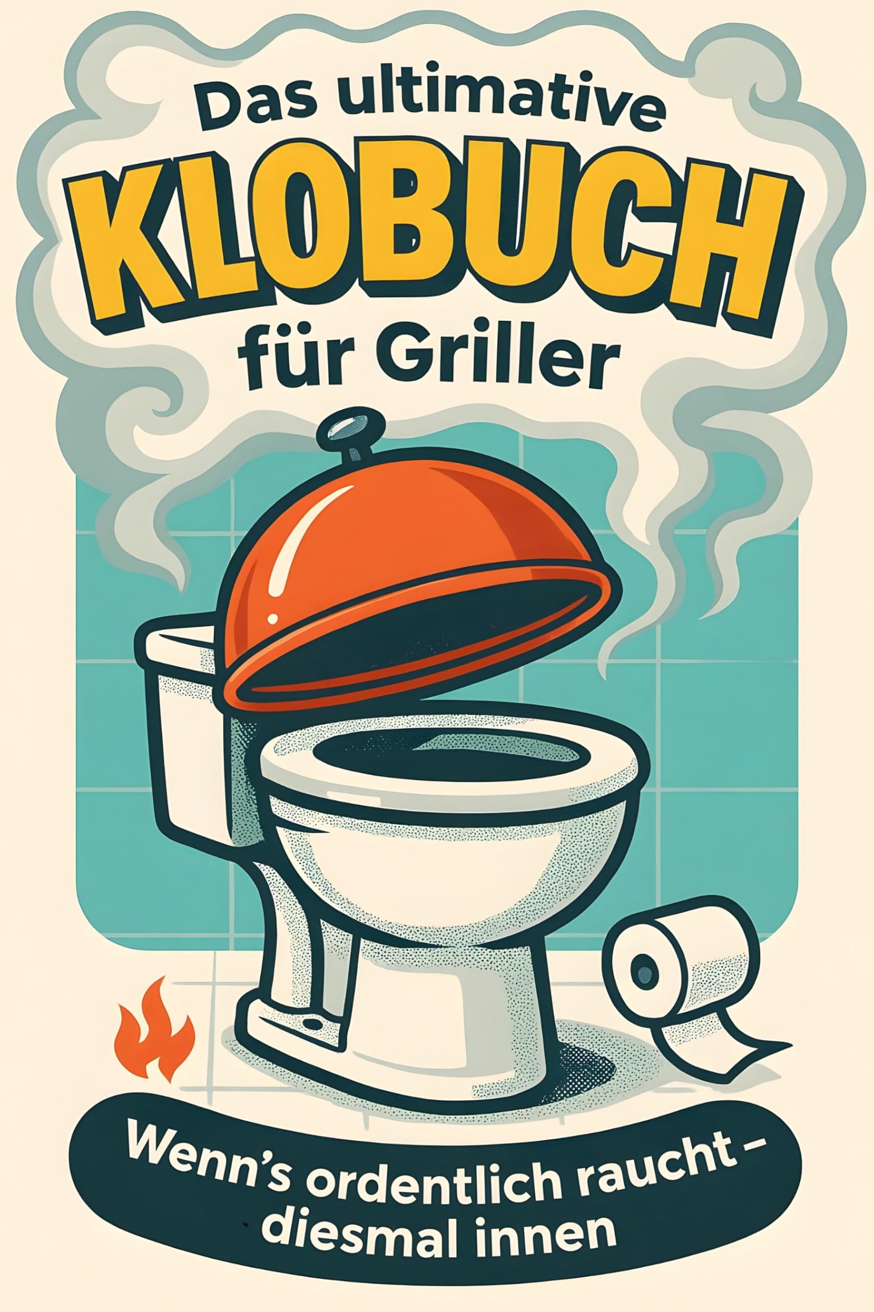 Das ultimative Klobuch für Griller: Wenn’s ordentlich raucht – diesmal innen. Lustiges Geschenk mit Lifehacks, Fun Facts und Geschichten