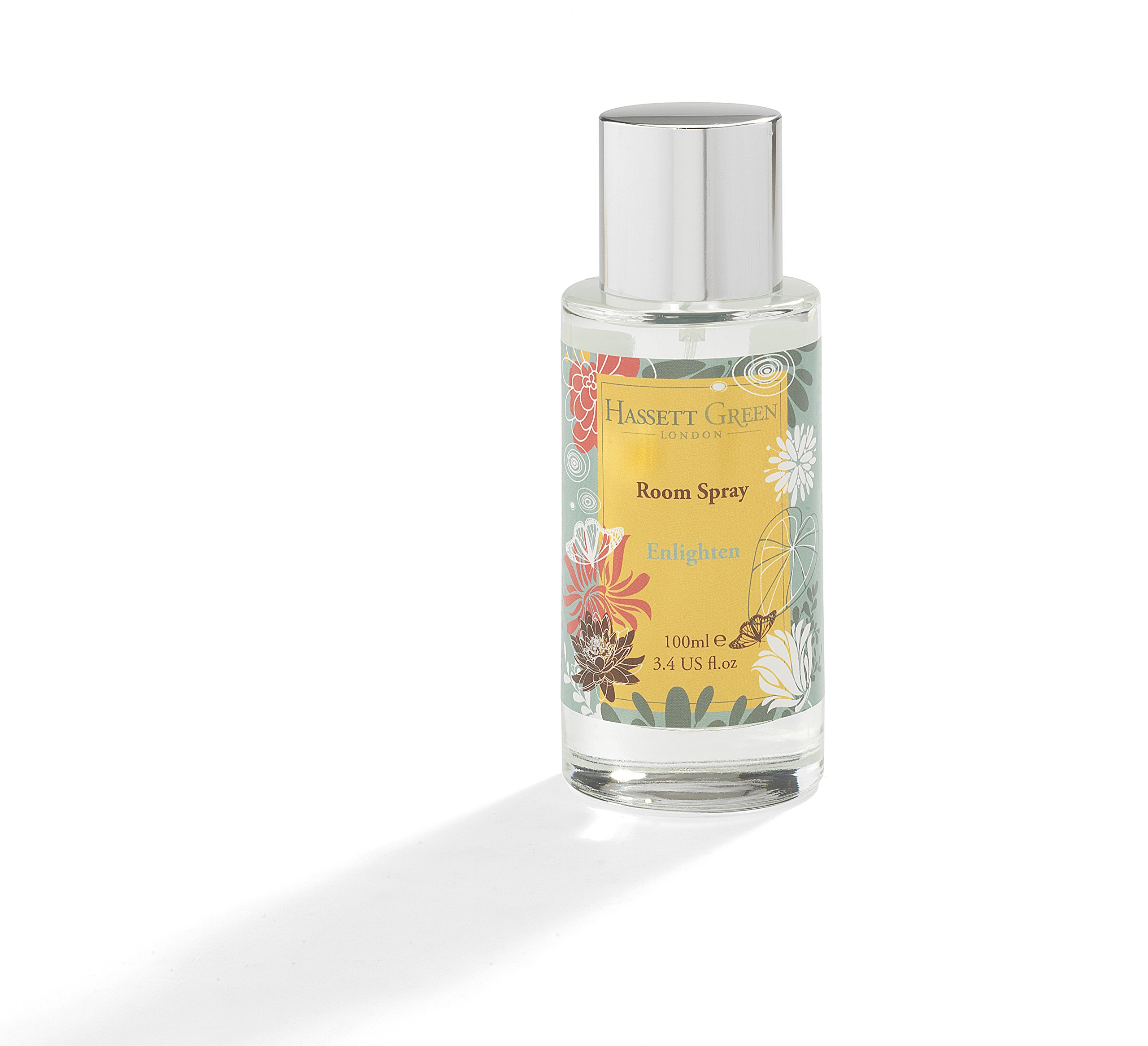 Hassett Green London - Enlighten Patchouli - Room Mist Home Fragrance Spray - 100ml Glass Bottle