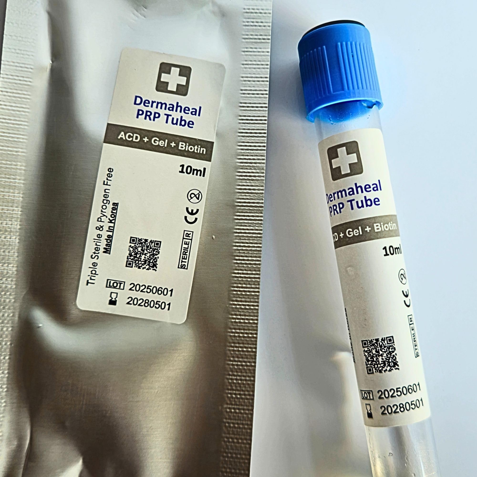 PRP Tube – ACD + Gel + Biotin – 10ml (Pack of 2 Tubes) – Triple Sterile & Pyrogen Free – Made in Korea-picture-24