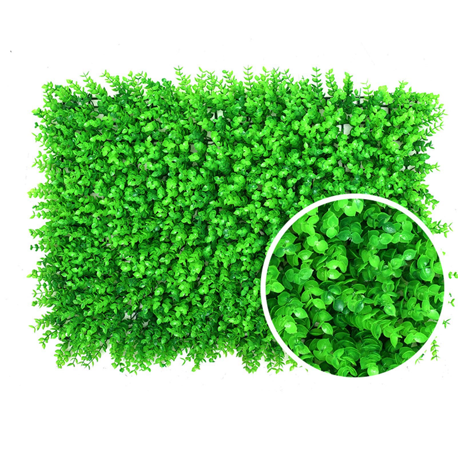 Pianta di siepe Artificiale 4 Pezzi, Pannelli da Parete in siepe di bosso Finto, Pannelli Verdi Adatti Sia per Uso Esterno Che Interno, Decorazioni per Giardino, Cortile e/o casa, bosso