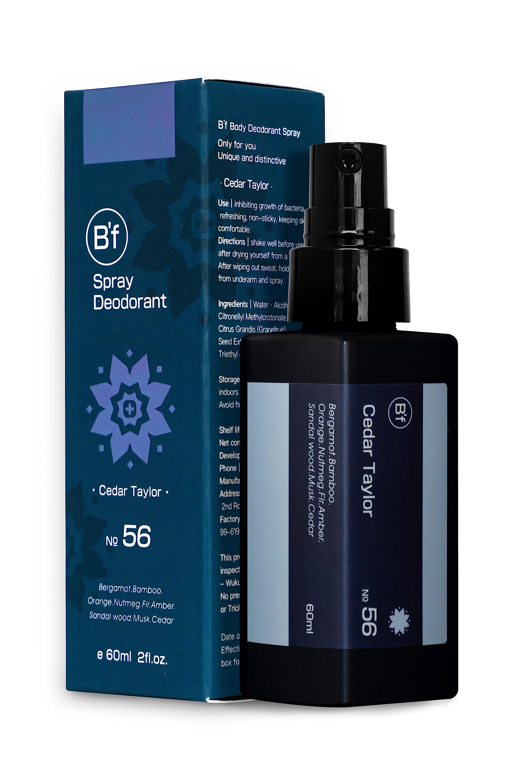 Sponsored Ad - Natural Spray Deodorant for Women & Men, Aluminum-Free, 24 Hours Odor Protection, Long-Lasting Fragrance Body Mist, Travel Size, Suitable for Sensitive Skin – Cedar Taylor, 2.0 fl oz