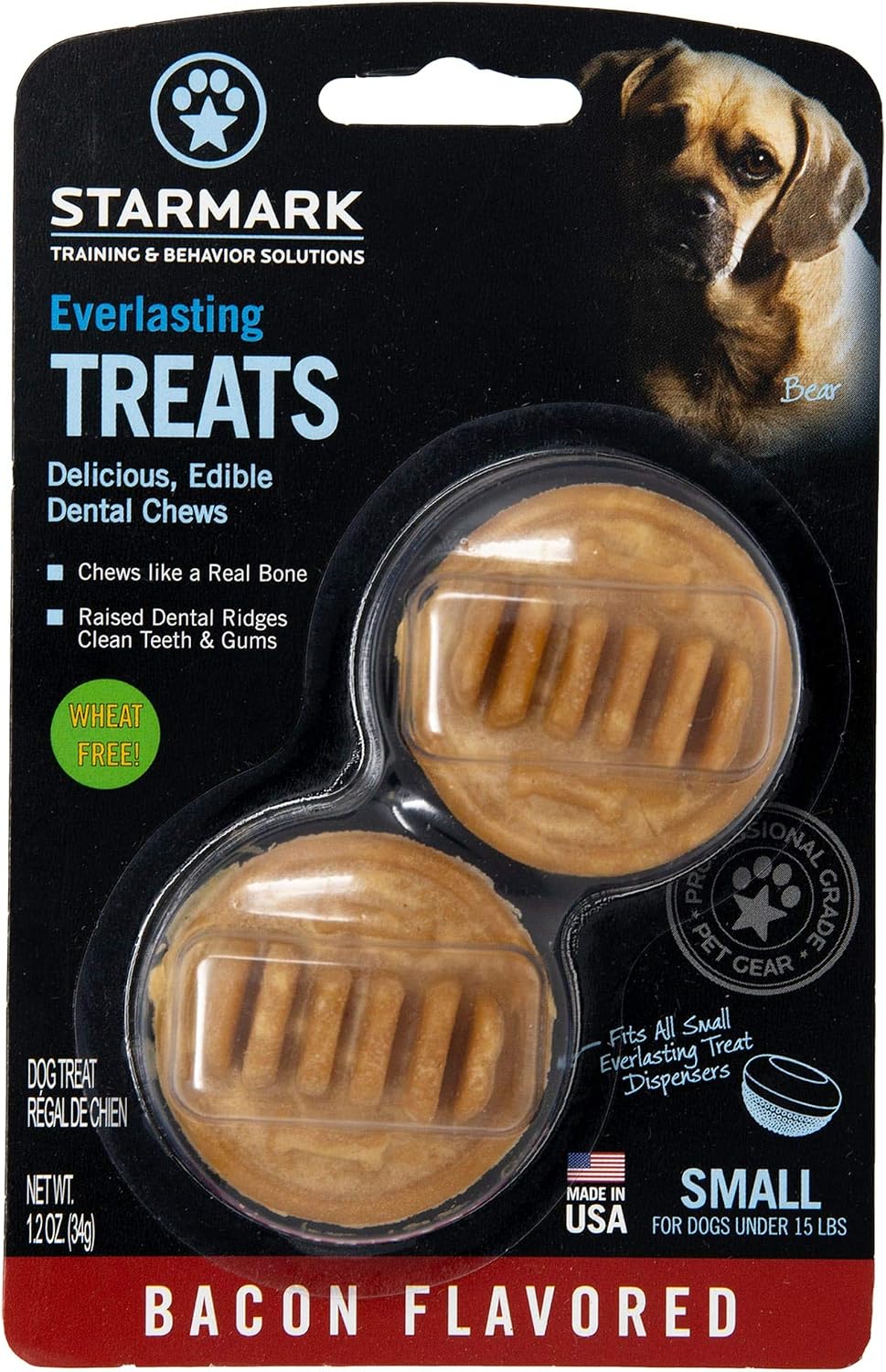 Star Mark Everlasting Bacon Dog Dental Chew, Small (873199002212)