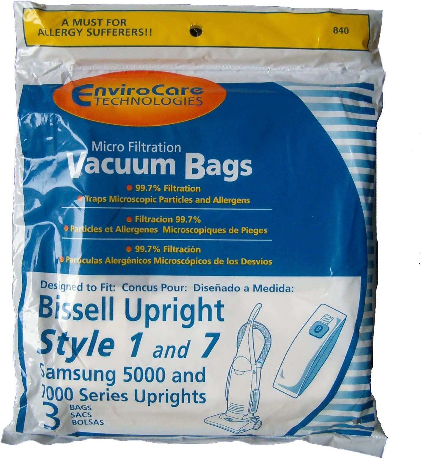 EnviroCare Replacement Vacuum Cleaner Dust Bags - Burkina Faso