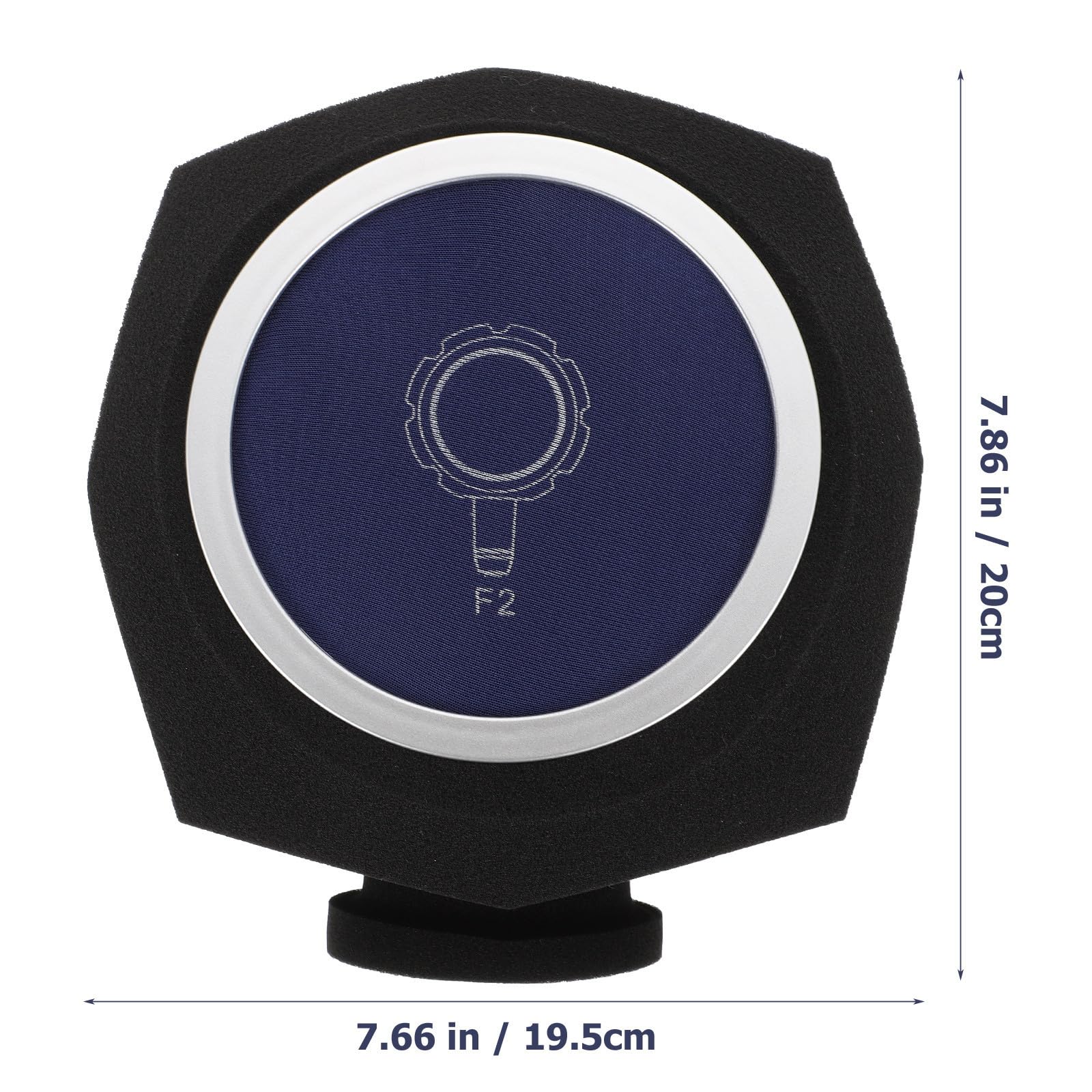 CLISPEED Cubierta y Reducción de Ruido para Micrófono de Esponja Azul y Protección del Micrófono Aislamiento Acústico Funda Engrosada para Grabación Interior
