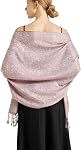 vimate Paisley Pashmina Shawl Scarf-Women's Soft Silky Double-side Jacquard Pashminas Wrap for Evening DressTravel Shawl