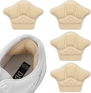 وسادات مقدمة القدم للكعب العالي، أكواب مبطنة لتخفيف الألم، وسادات إسفنجية لاصقة واقية للدعم والراحة، نعل لحماية باطن القدم والكعب للنساء من واي لايتنج ليفيل، بيج