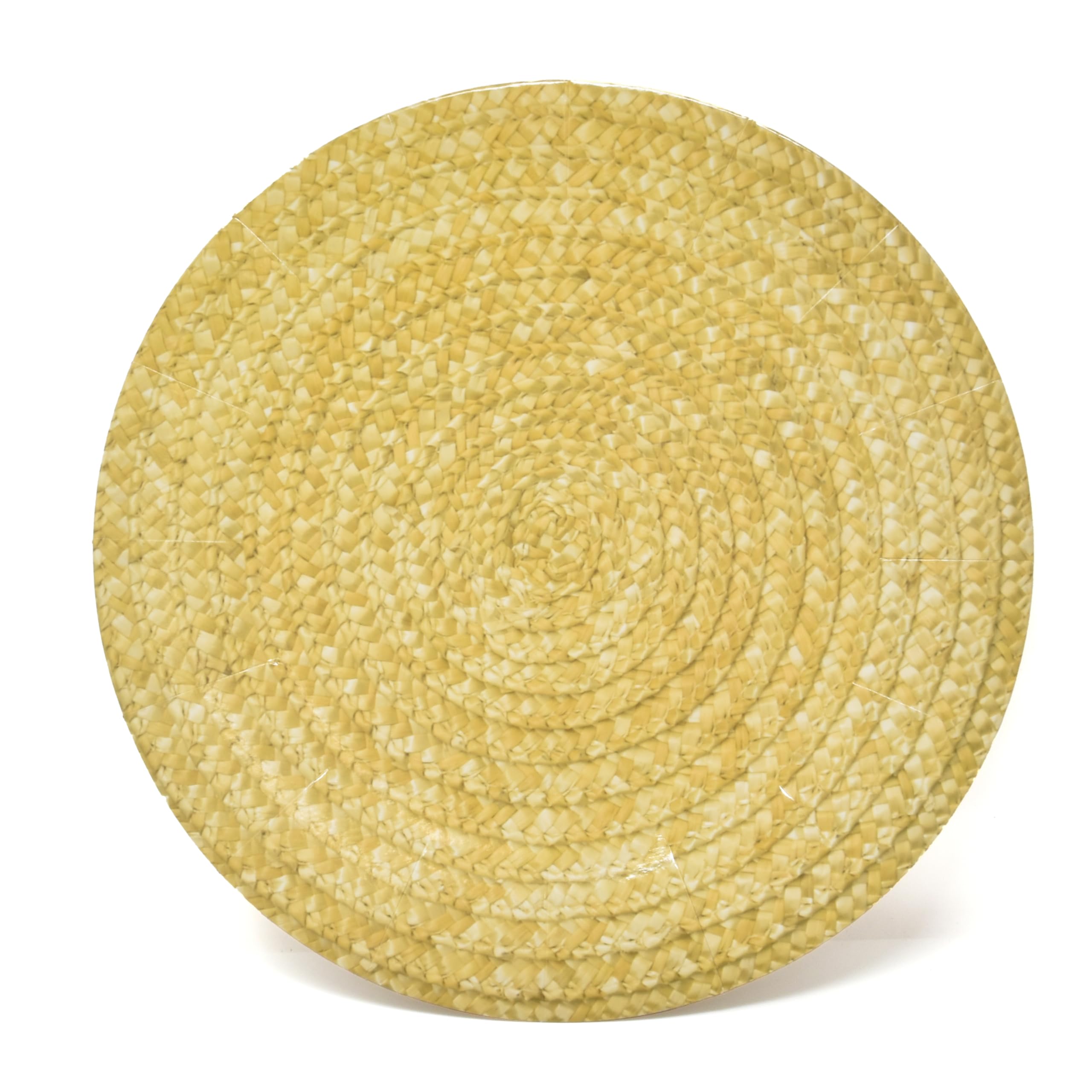 Gift Boutique - 24 Disposable Braided Wicker Round Charger Plates 13