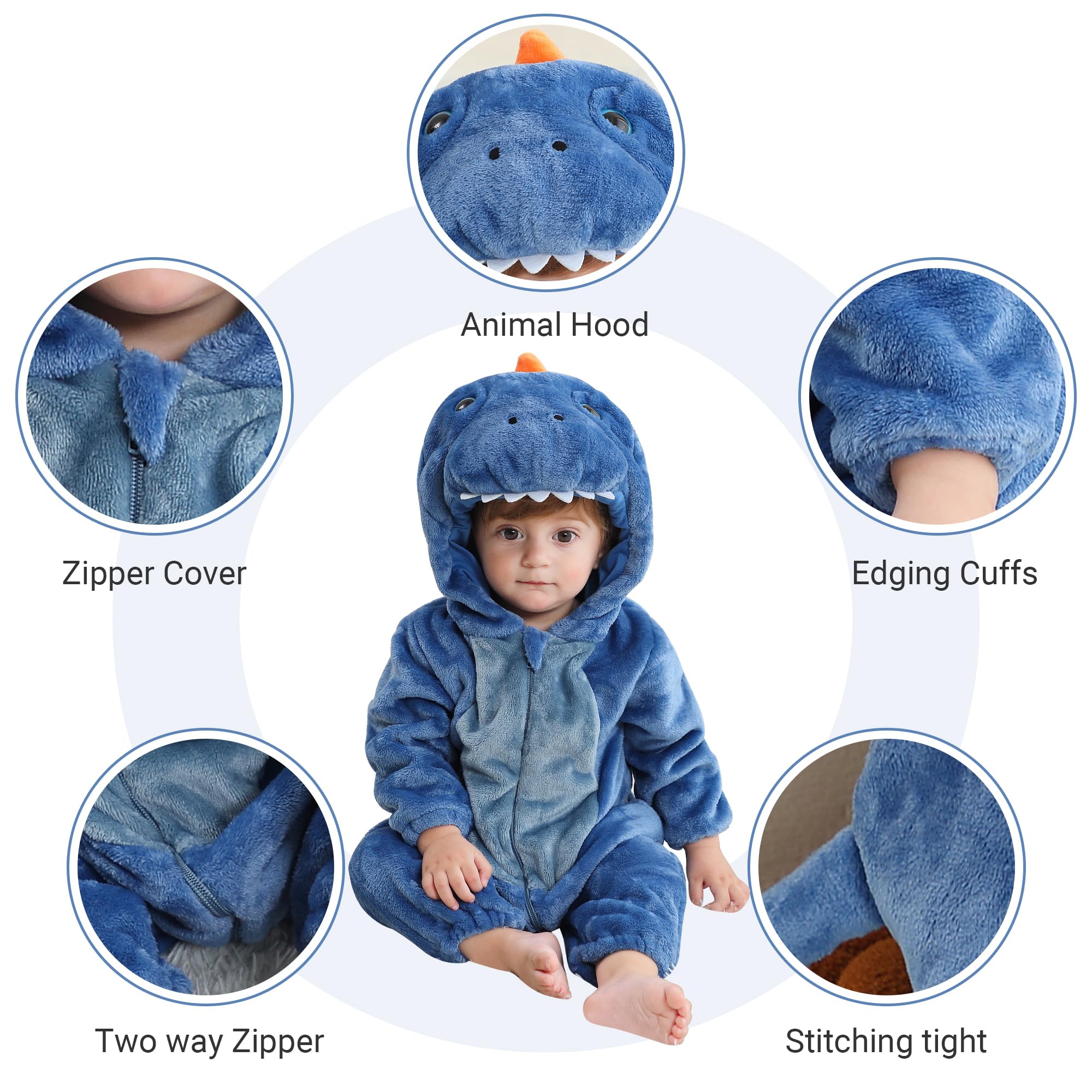 Tuta Invernale con Cappuccio Unisex 2-36 Mesi